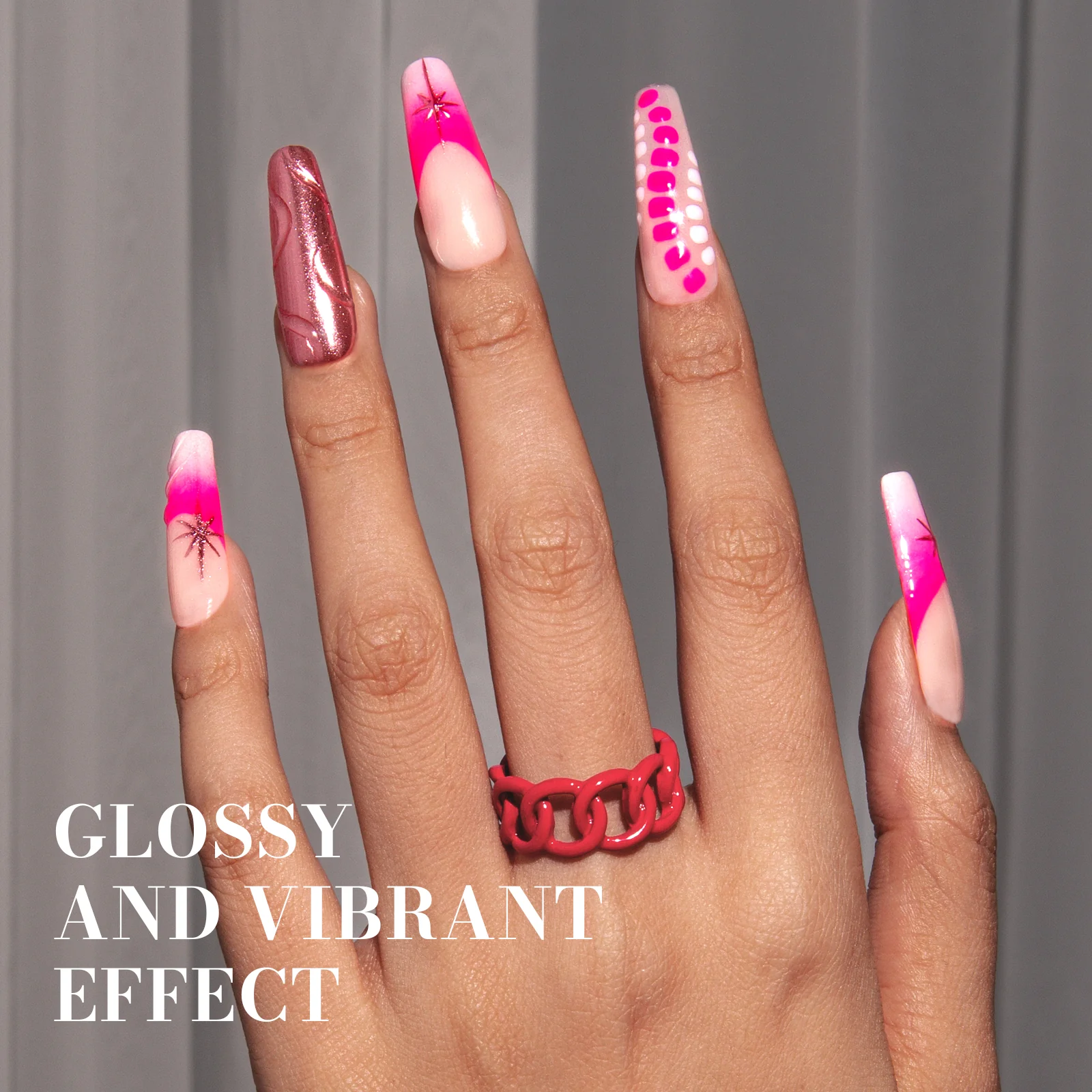 027 Peony Pink - TPO-Free Faster UV Curing Gel Nail Polish 0.5 fl oz/15ml - Image 5