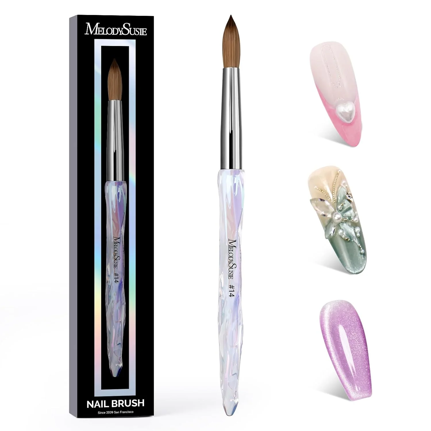 100% Kolinsky Acrylic Nail Brush - Image 10