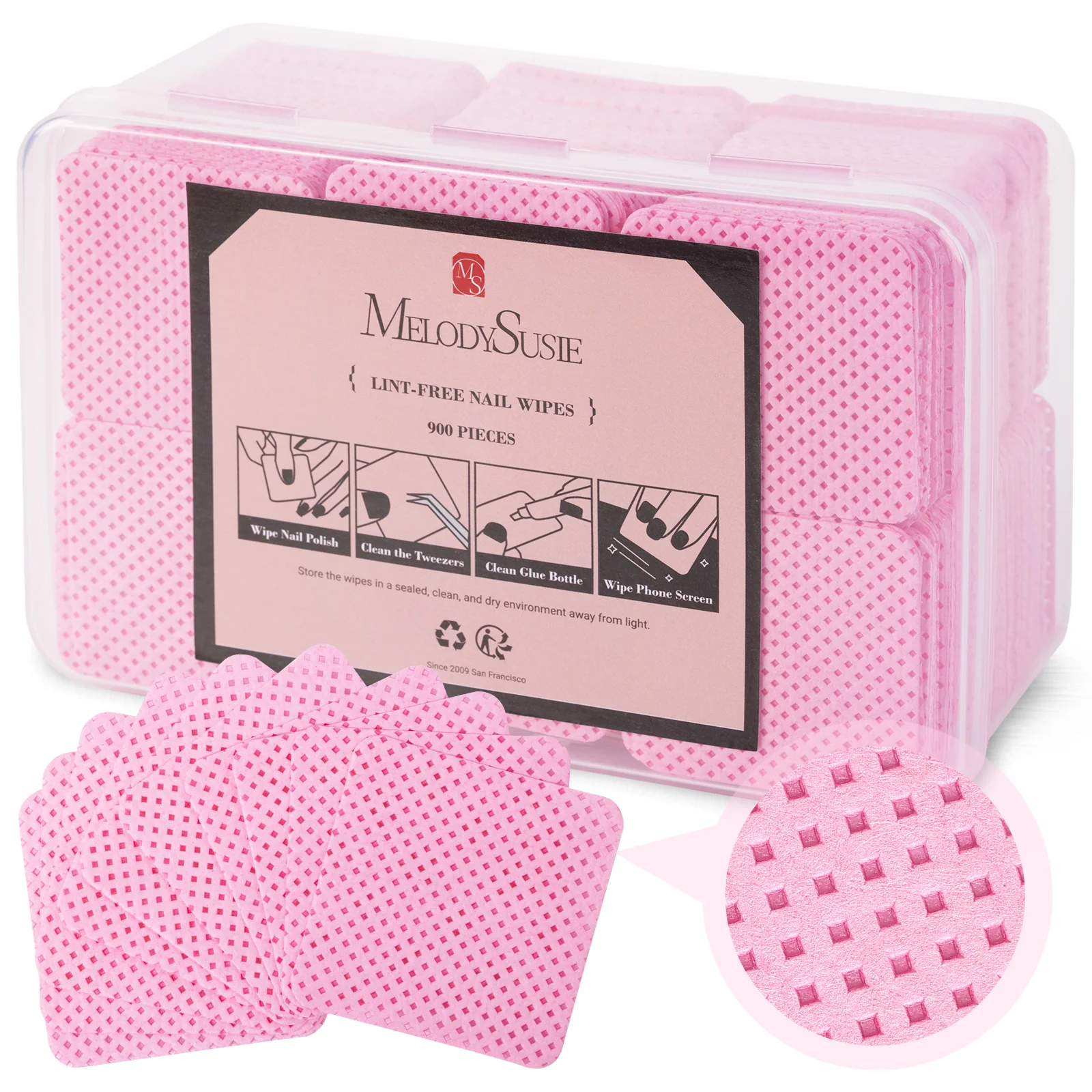 1050 Pcs Lint Free Nail Wipes - Image 9