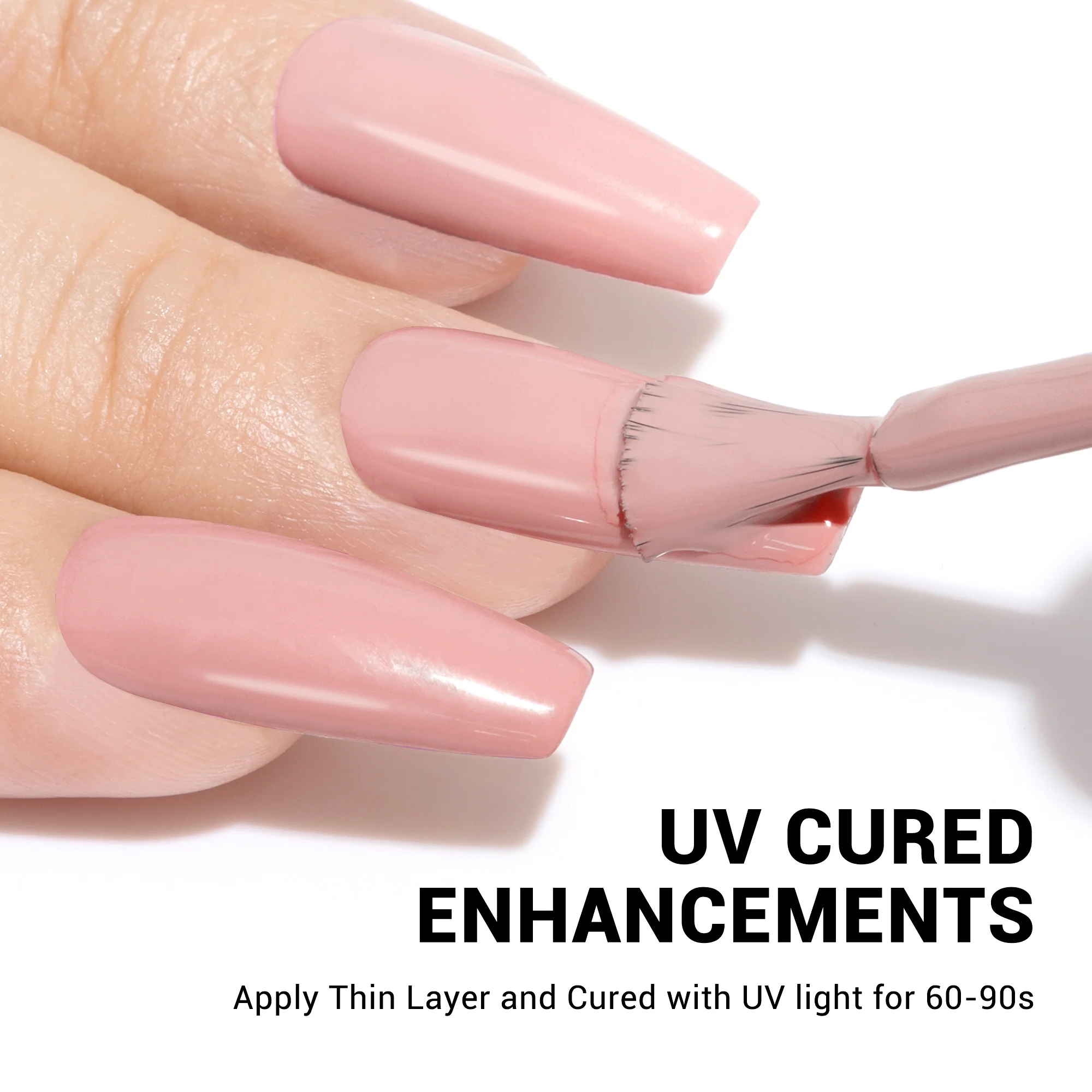 107 Knitted Almond Nude - TPO-Free Thick Gel Nail Polish(15ml) - Image 5