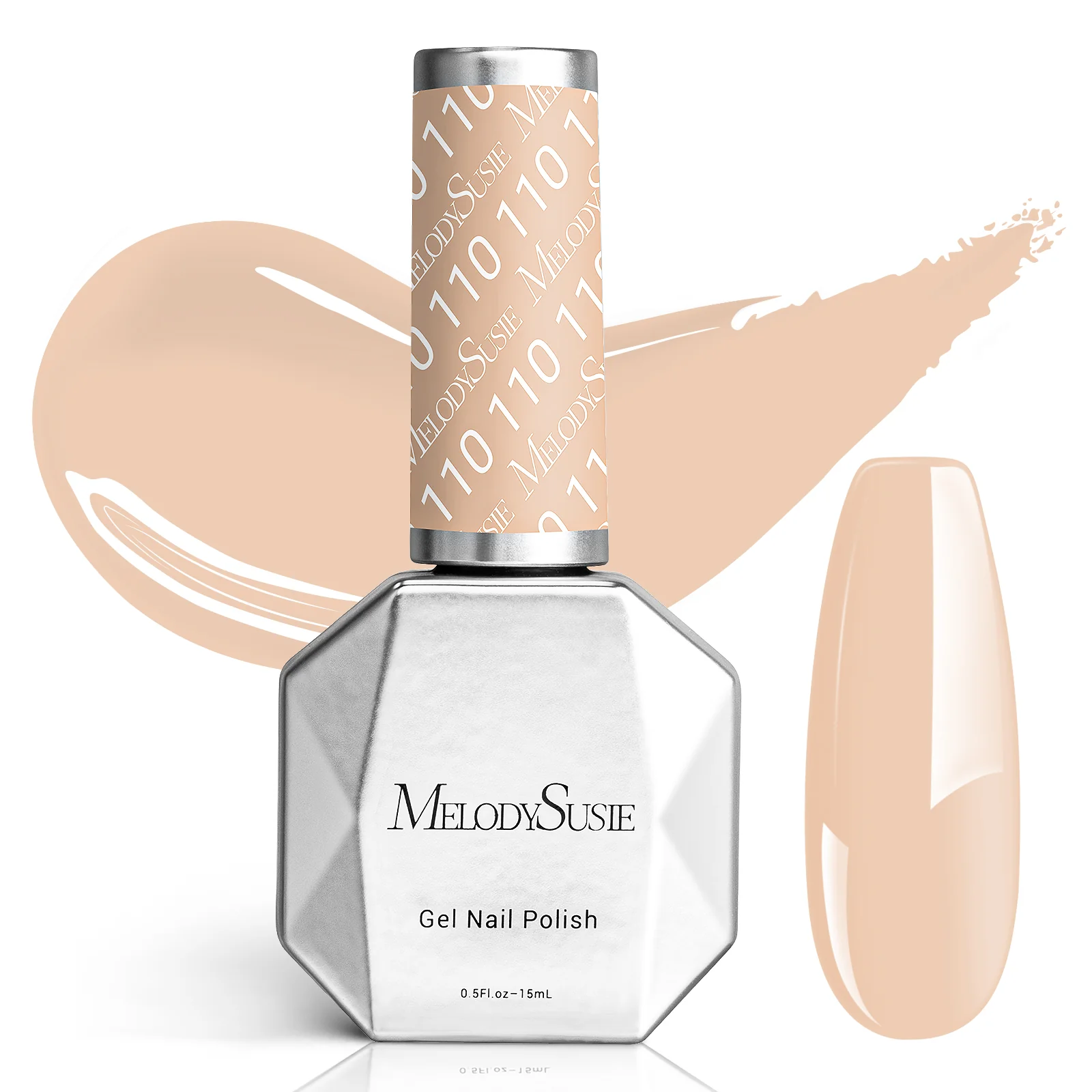110 Sand Nude - TPO-Free Faster UV Curing Gel Nail Polish 0.5 fl oz/15ml