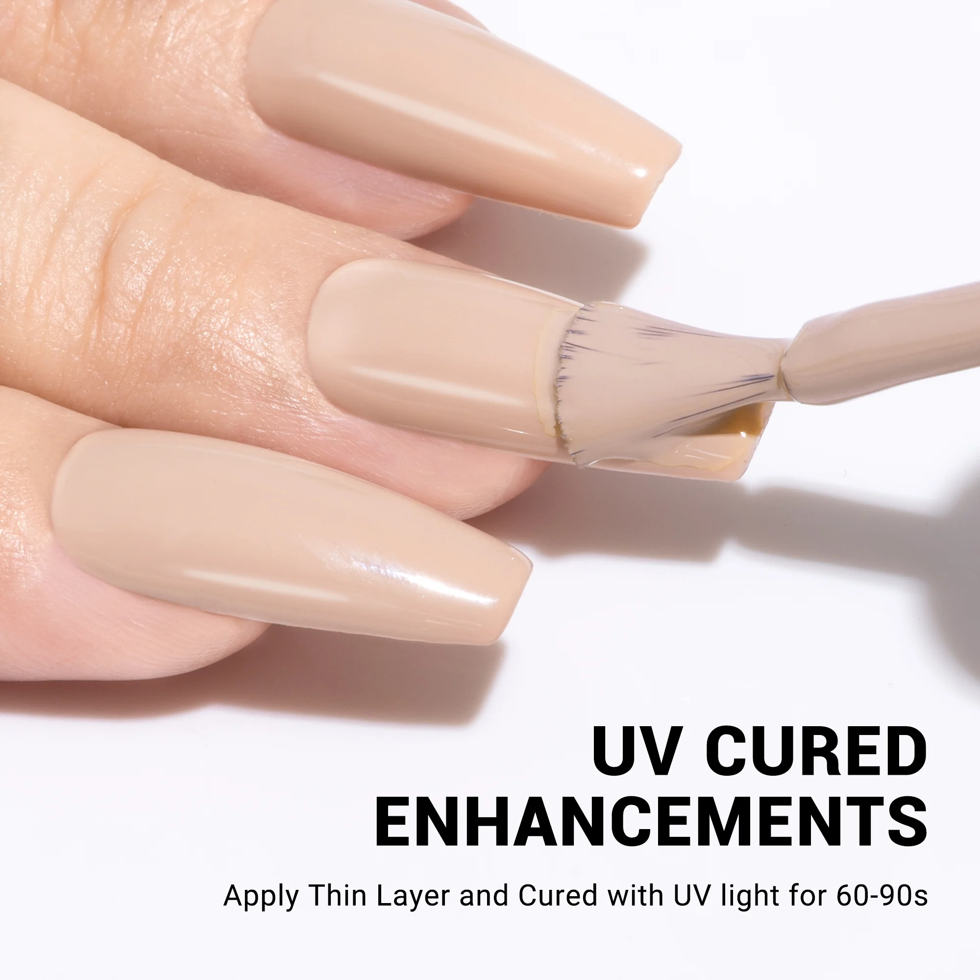 110 Sand Nude - TPO-Free Thick Gel Nail Polish(15ml) - Image 3