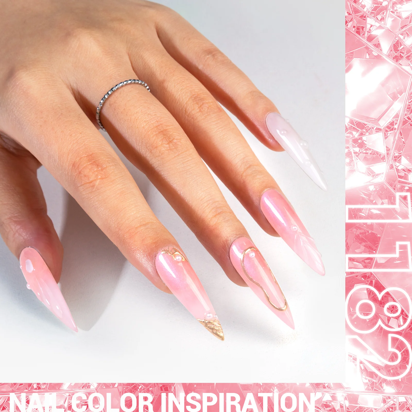 1182 Electric Pink Neon - TPO-Free Thick Gel Nail Polish(15ml) - Image 2