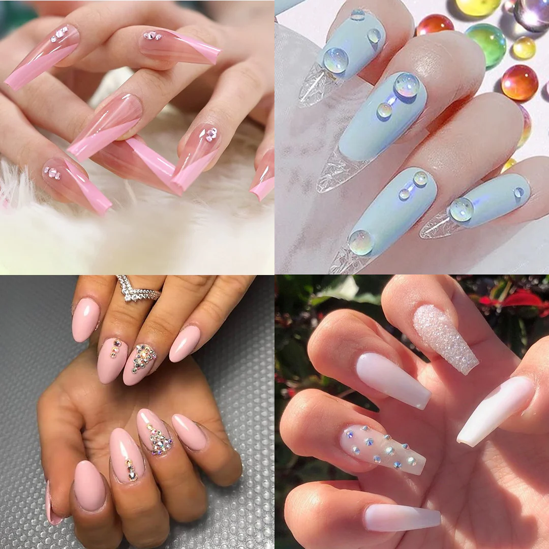 1440Pcs Mermaid Nail Rhinestones - Image 6