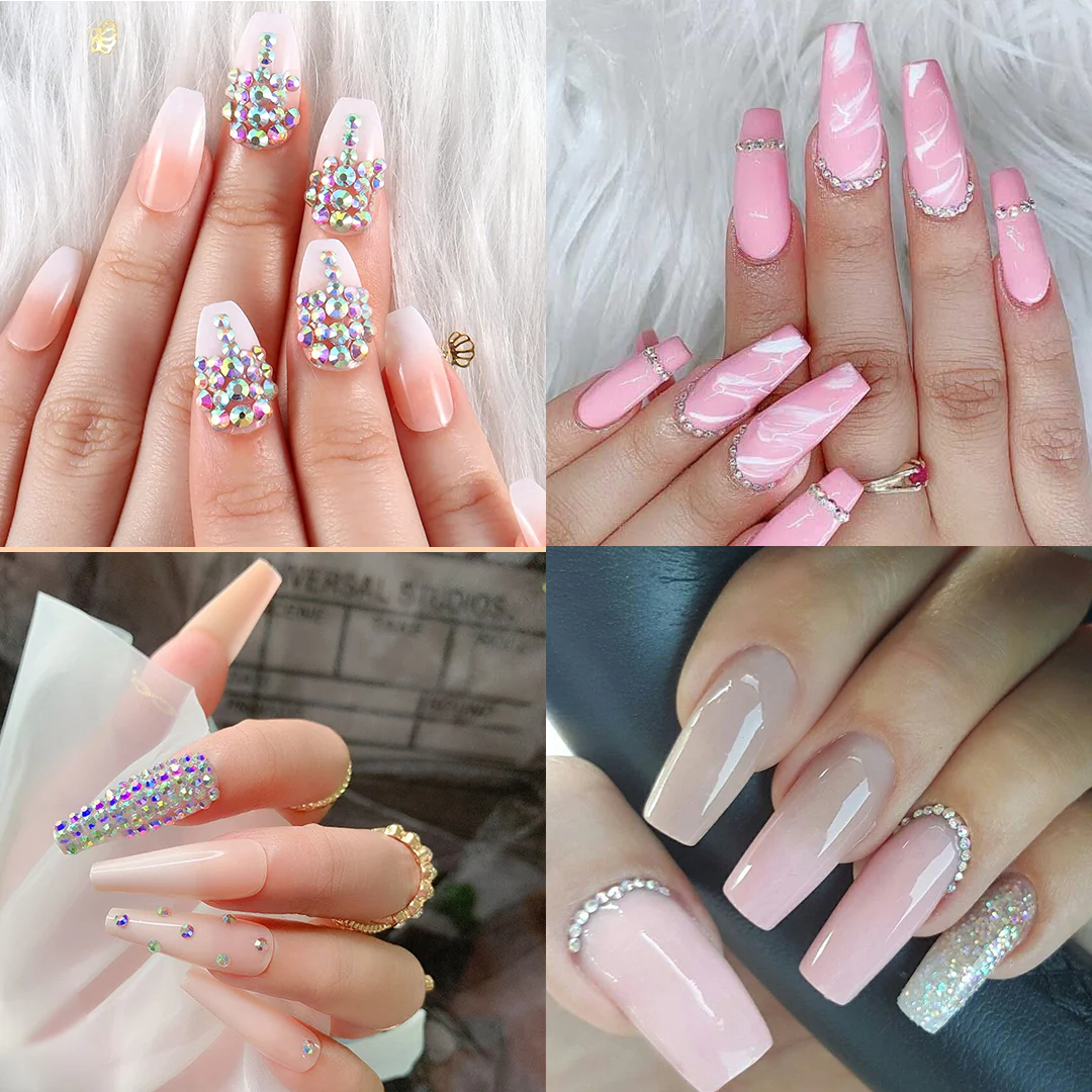 1440Pcs Mermaid Nail Rhinestones - Image 7