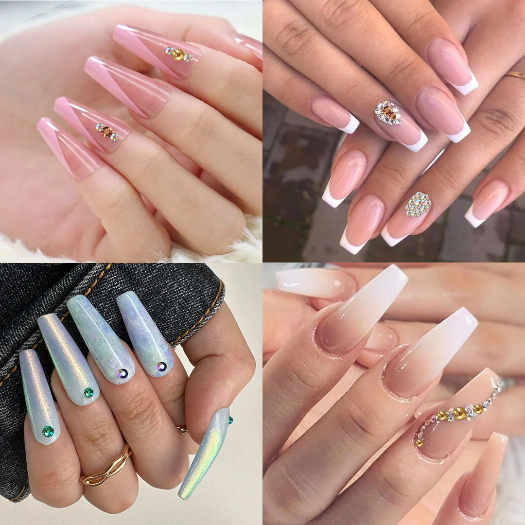 1440Pcs Multi-faceted Nail Rhinestones - Image 8