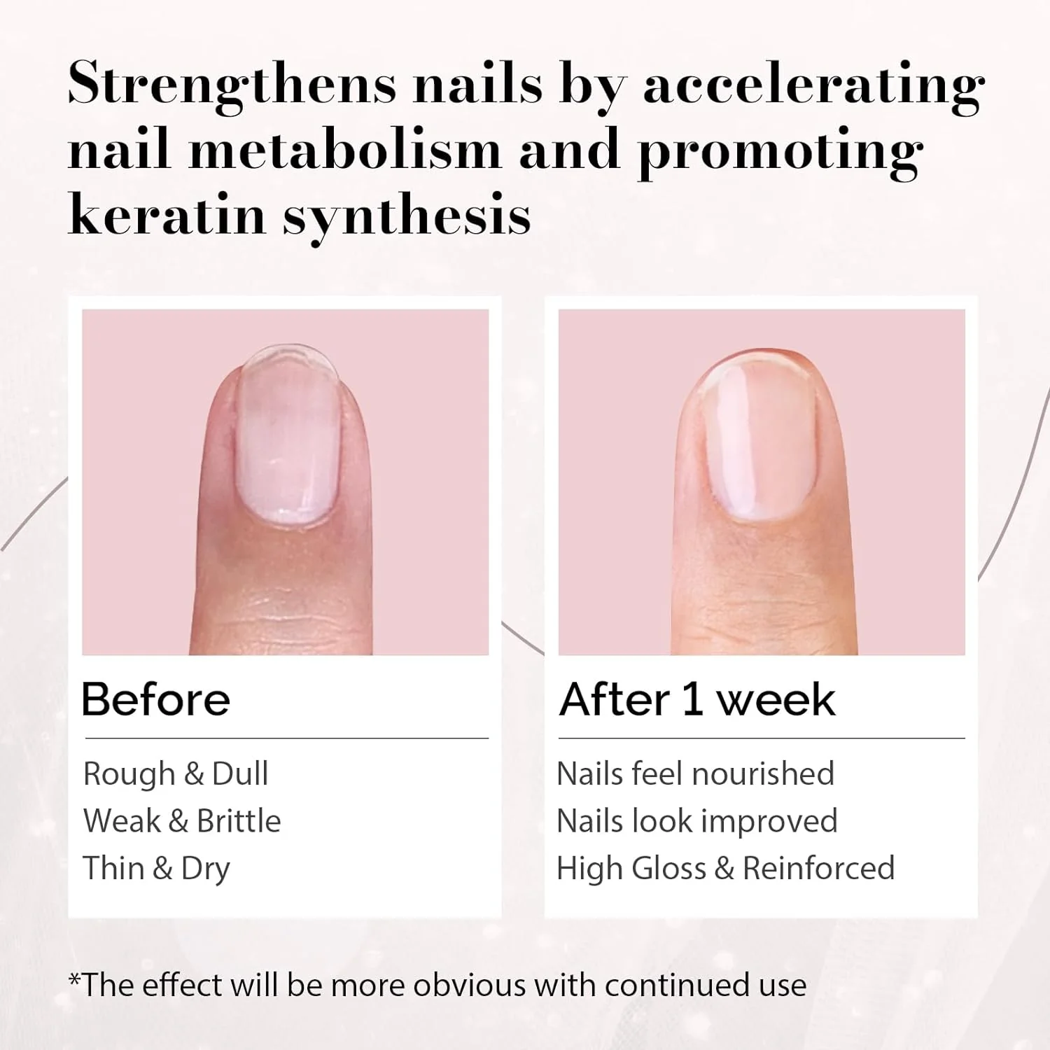 15ml Clear Nail Strengthener Gel - Image 4