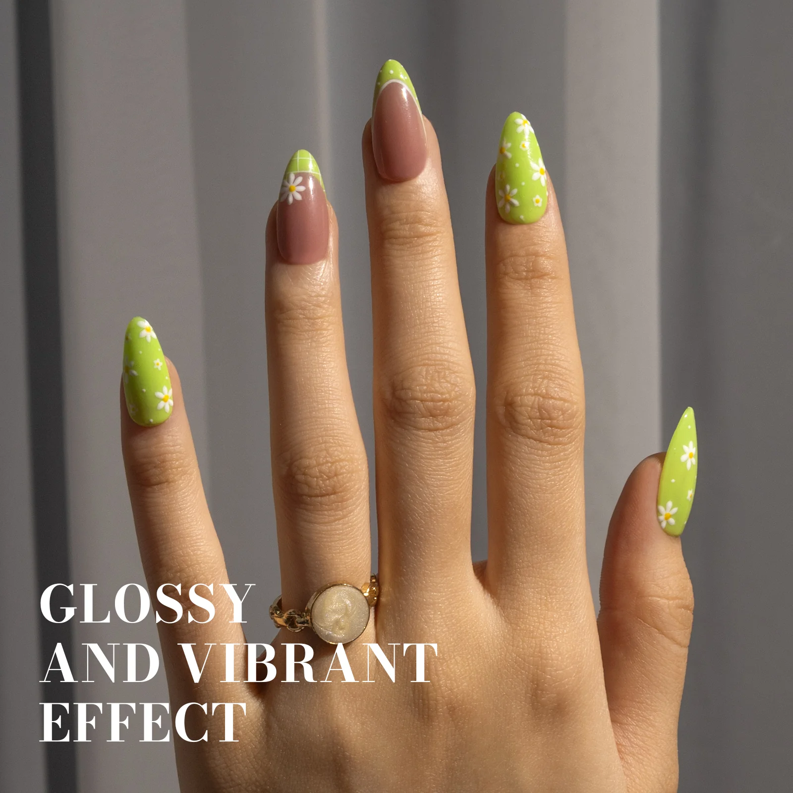 1658 Apple Green - TPO-Free Faster UV Curing Gel Nail Polish(15ml) - Image 5