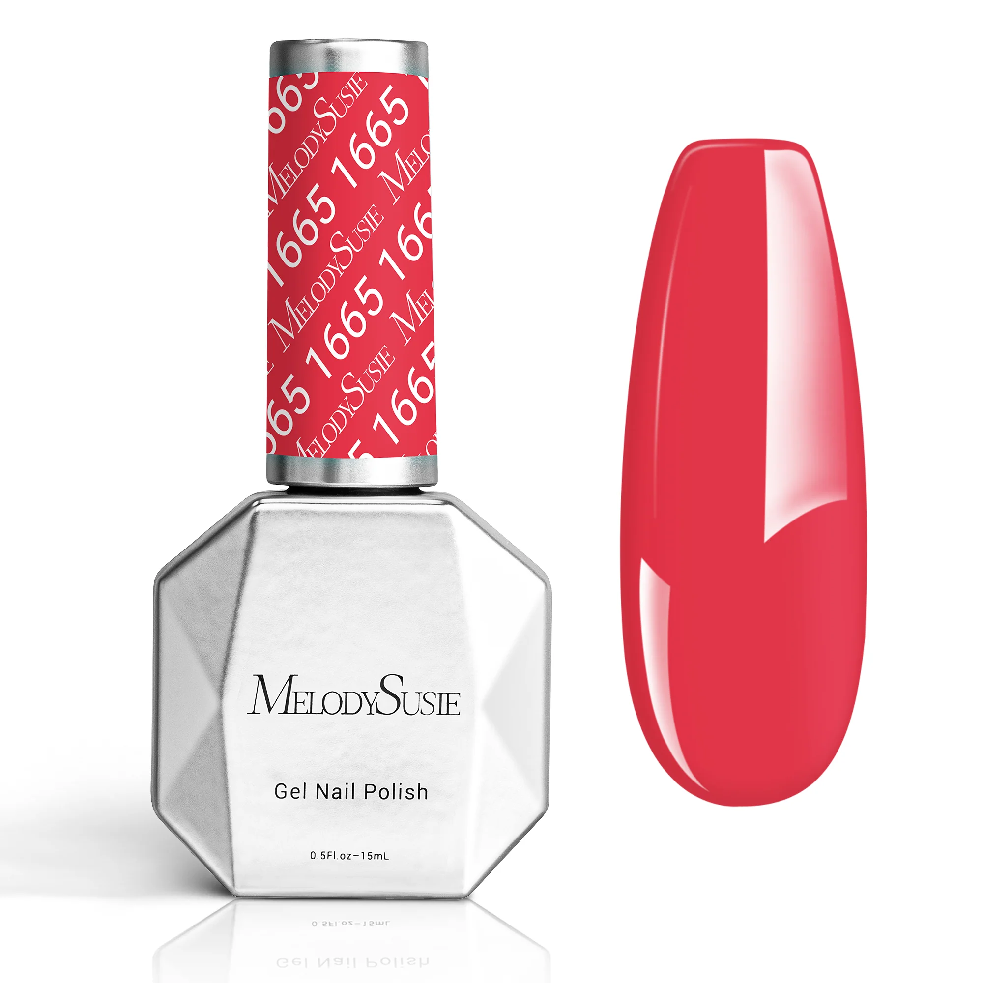 1665 Raspberry Red - TPO-Free Thick Gel Nail Polish(15ml)