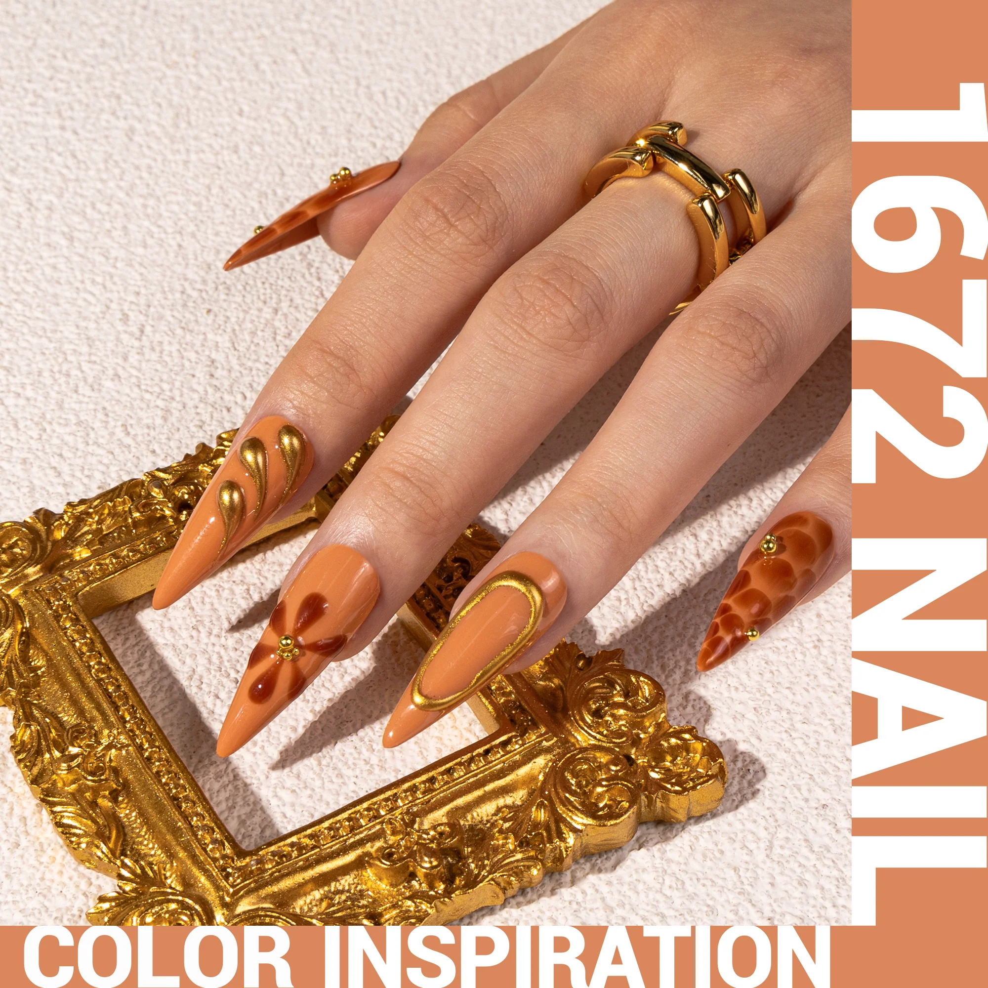 1672 Hiking Brown - TPO-Free Thick Gel Nail Polish(15ml) - Image 2