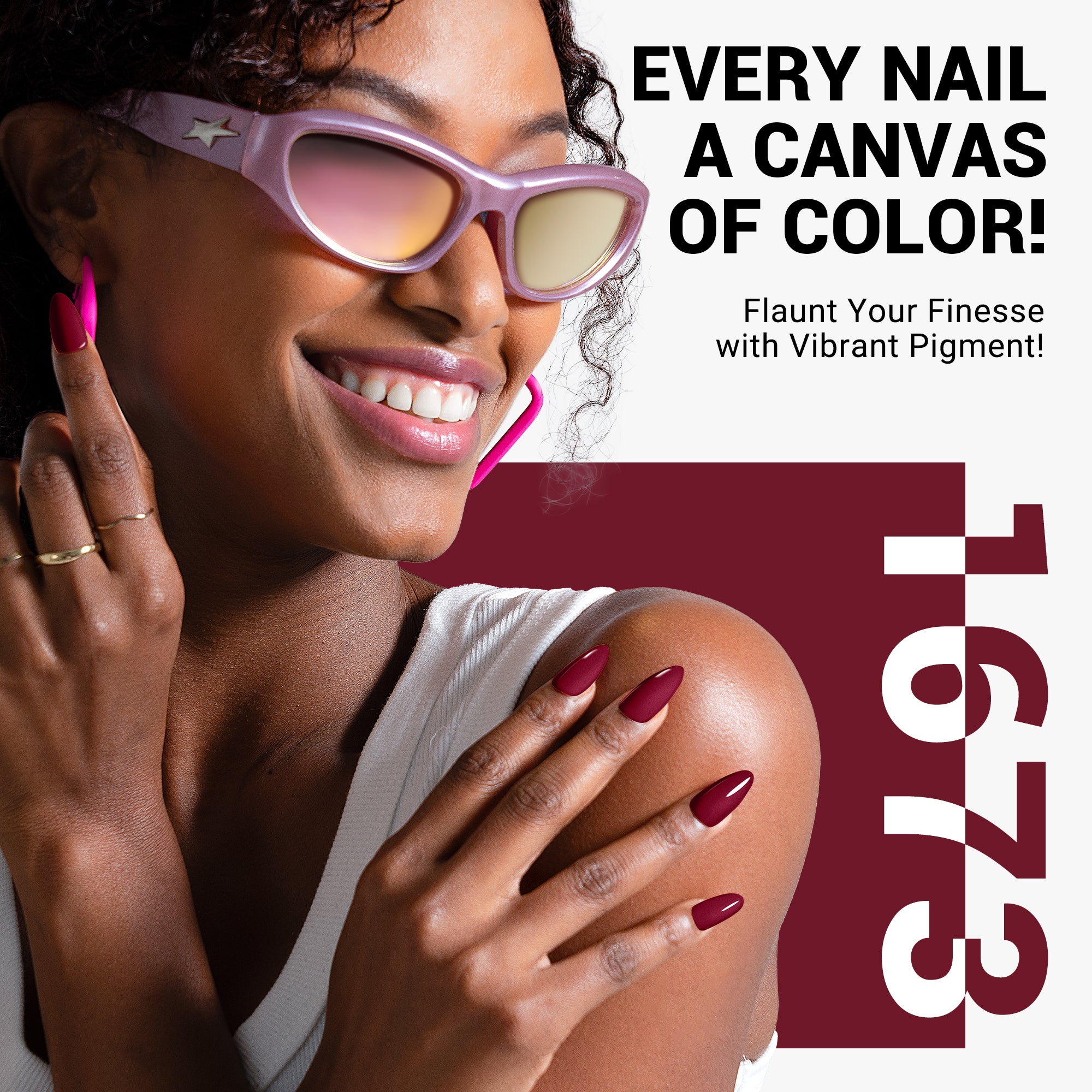1673 Retro Sport Red - TPO-Free Thick Gel Nail Polish(15ml) - Image 4