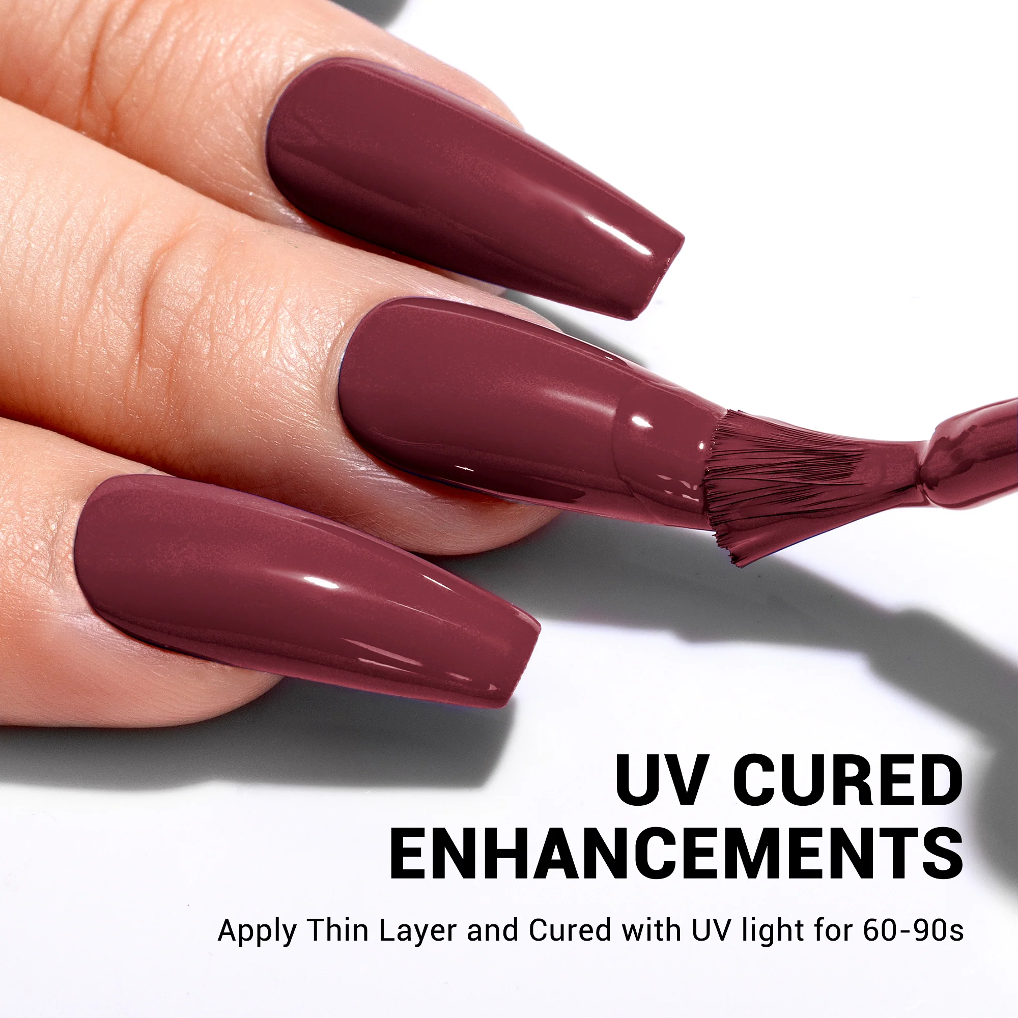 1680 Crimson Knit - TPO-Free Thick Gel Nail Polish(15ml) - Image 5