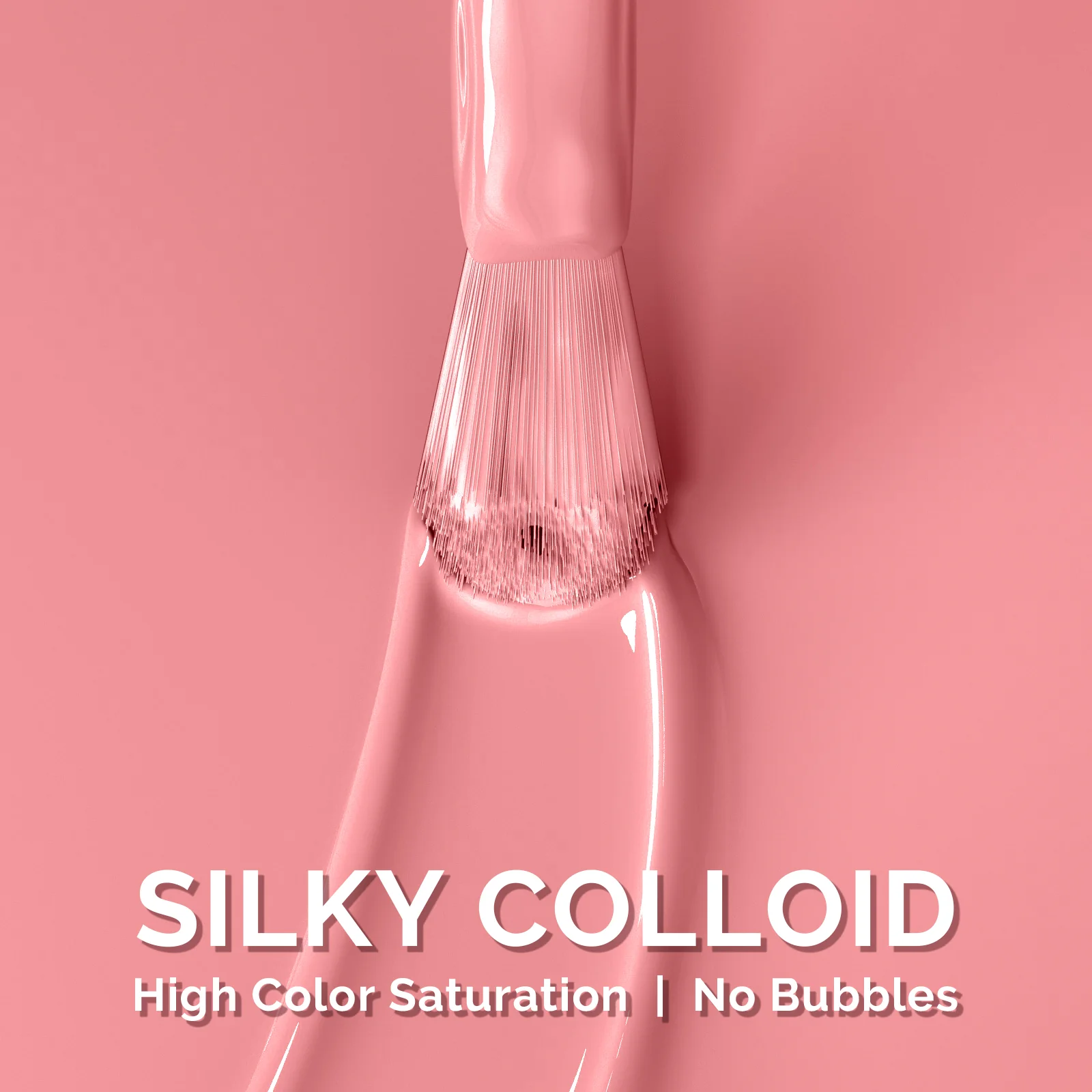 1758 Retro Smoke Pink - TPO-Free Faster UV Curing Gel Nail Polish 0.5 fl oz/15ml - Image 2