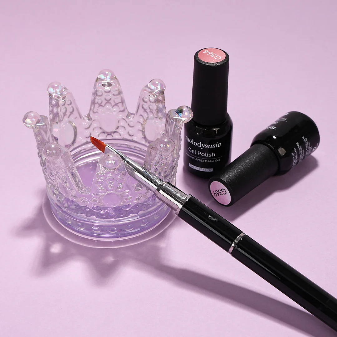 2 In 1 Nail Art Dappen Dish & Nail Pen Holder - Image 3