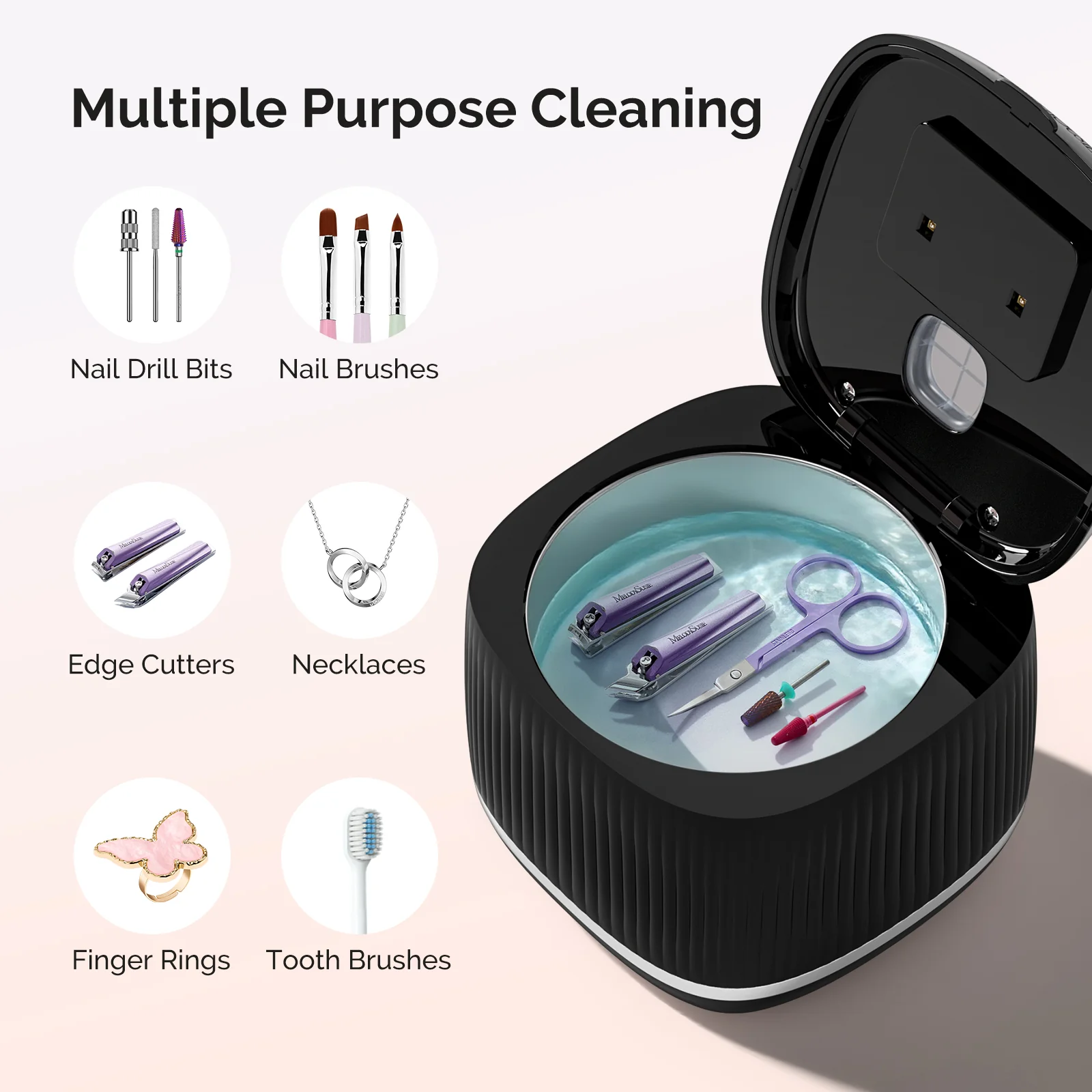 2 in 1 Ultrasonic Cleaner Machine for Manicure - Image 13