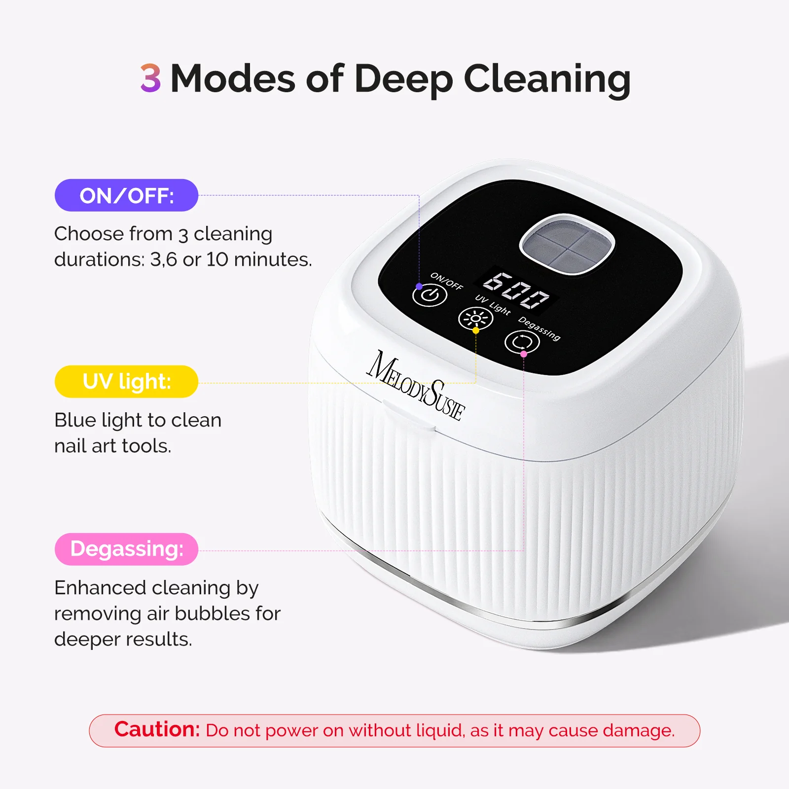 2 in 1 Ultrasonic Cleaner Machine for Manicure - Image 17