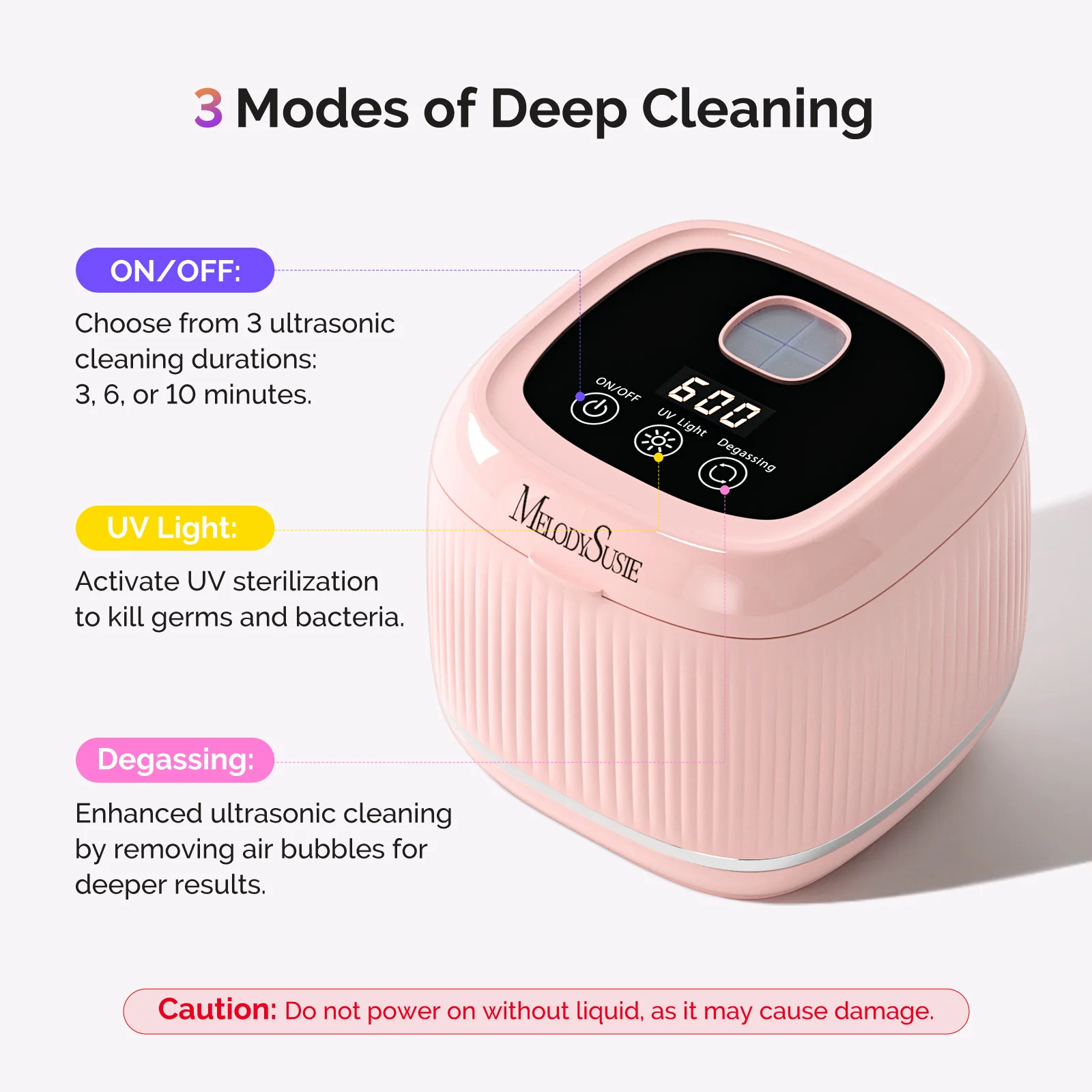 2 in 1 Ultrasonic Cleaner Machine for Manicure - Image 2