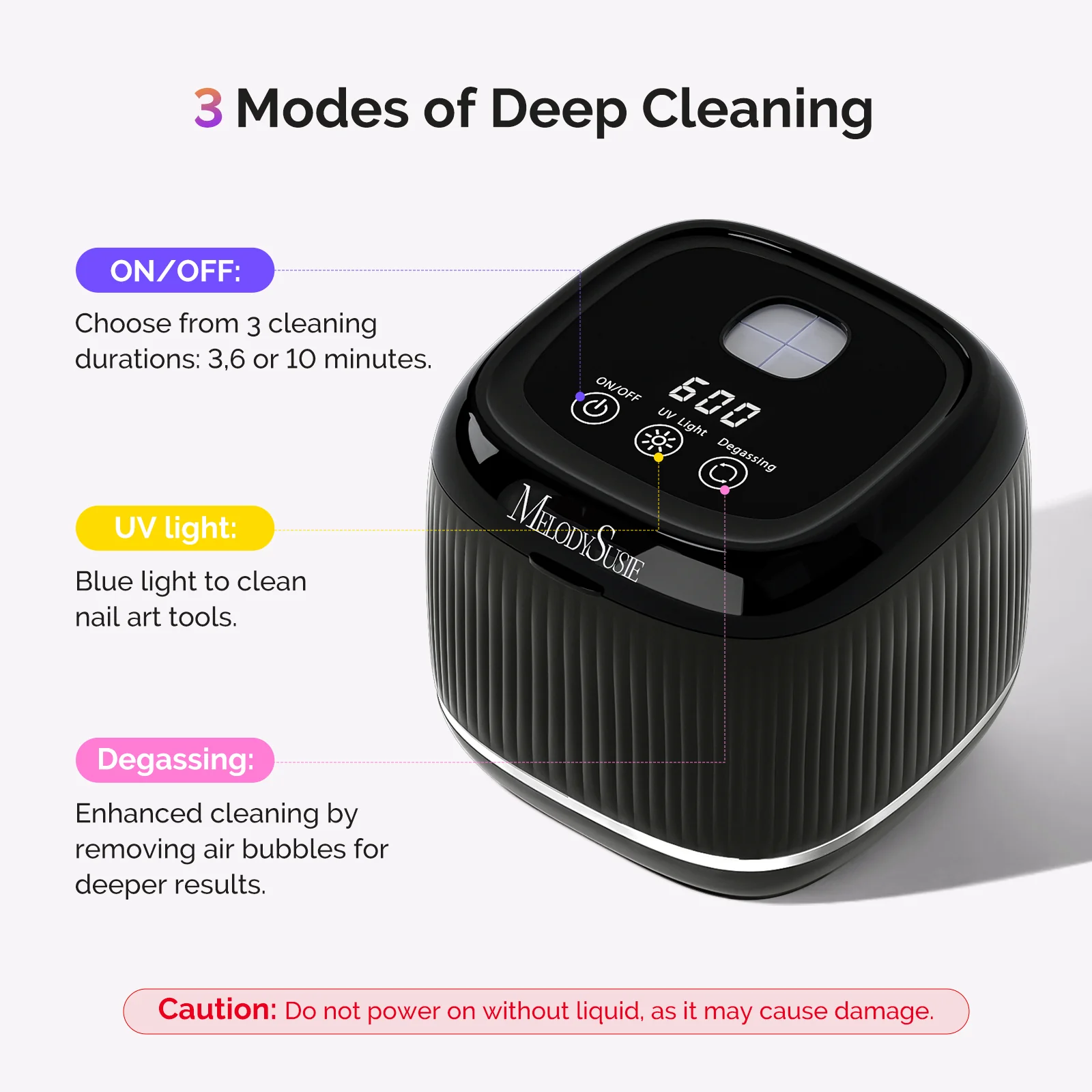 2 in 1 Ultrasonic Cleaner Machine for Manicure - Image 9