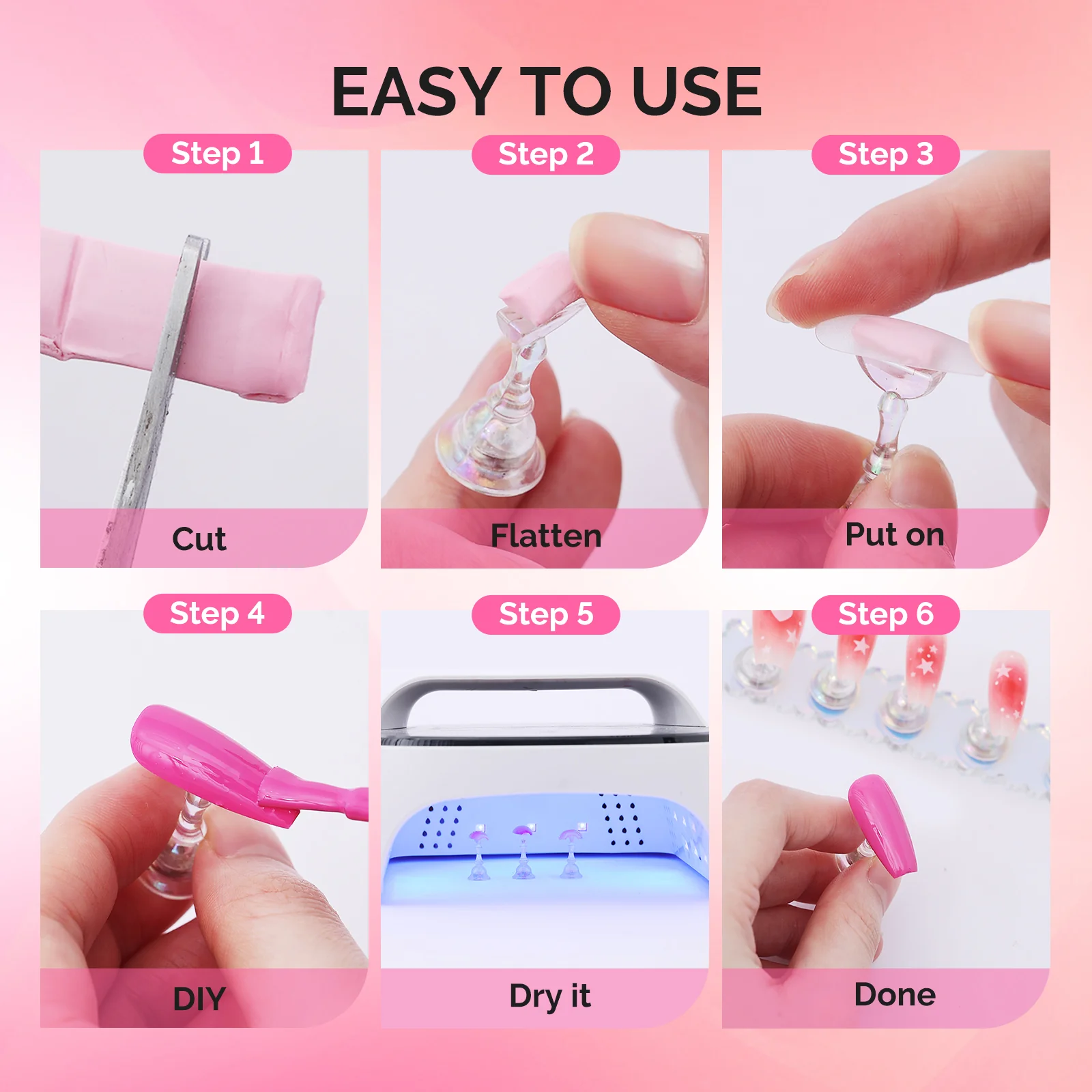 2 Sets Acrylic Magnetic Nail Stand - Image 7
