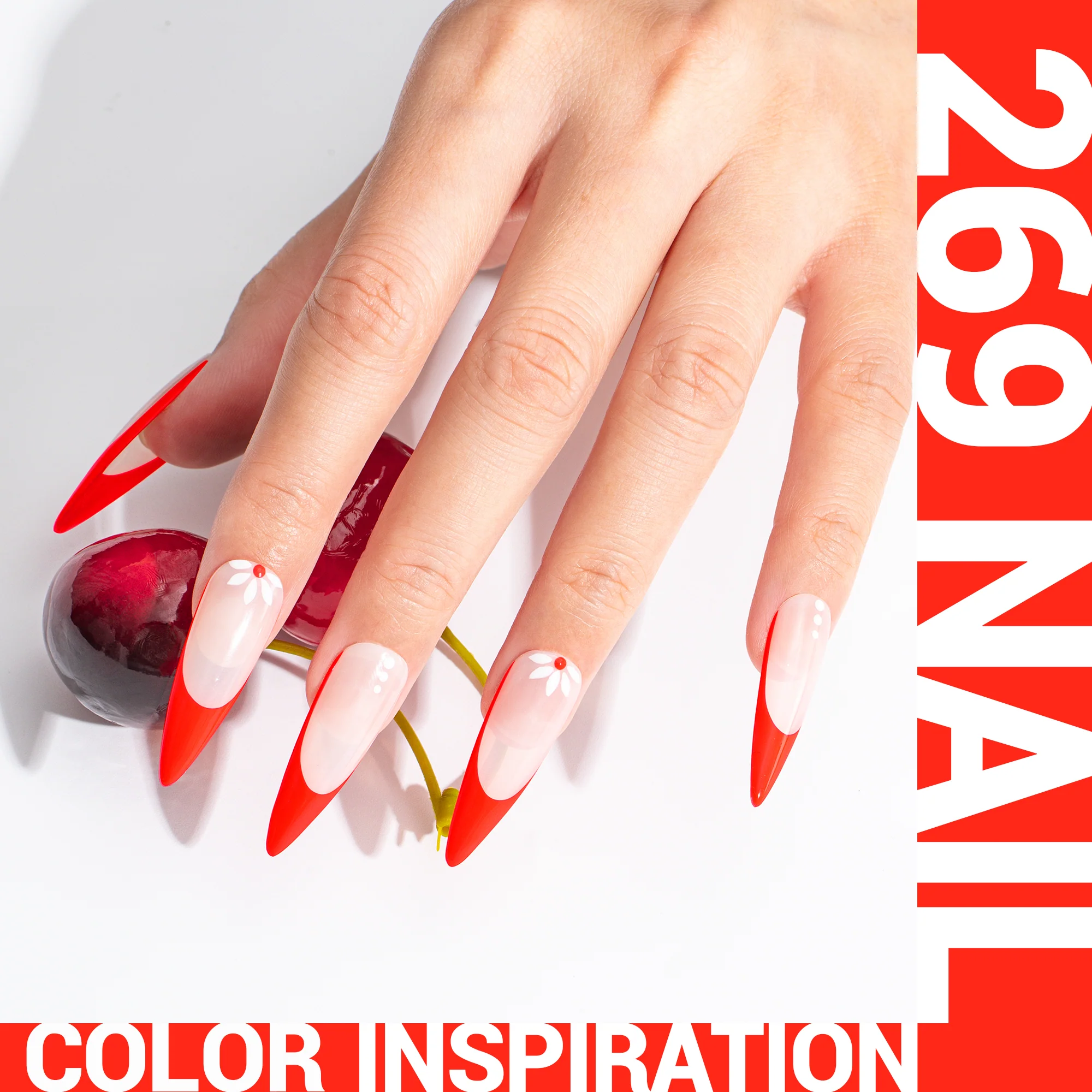 224 Bright Orange - TPO-Free Thick Gel Nail Polish(15ml) - Image 4