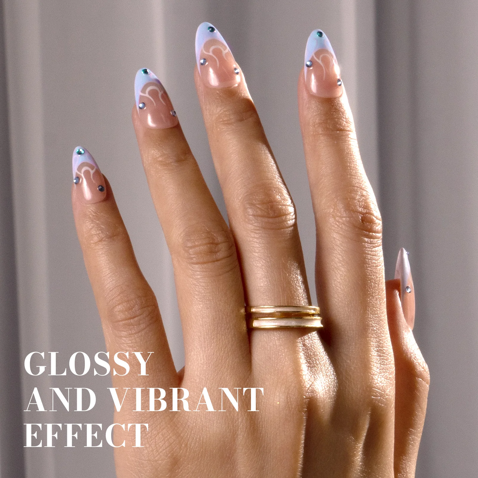 253 Light Blue - TPO-Free Faster UV Curing Gel Nail Polish 0.5 fl oz/15ml - Image 5