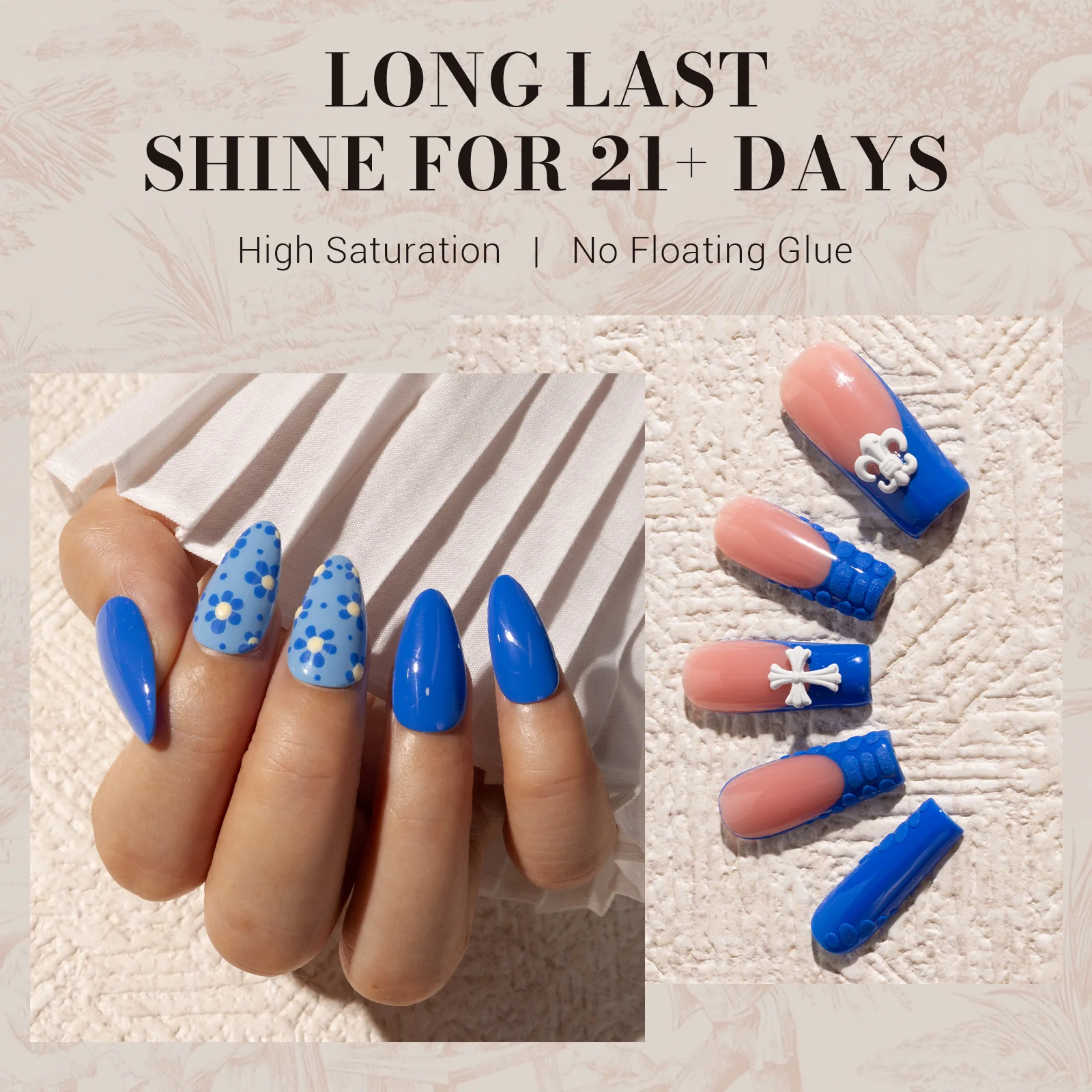 269 Royal Blue - TPO-Free Faster UV Curing Gel Nail Polish 0.5 fl oz/15ml - Image 4