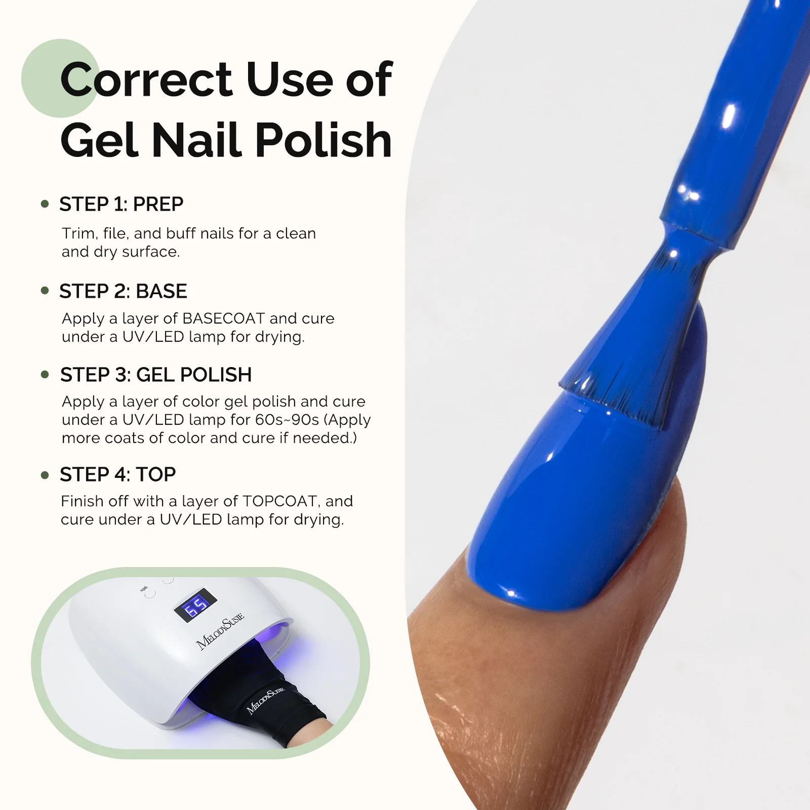 269 Royal Blue - HEMA-Free Gel Nail Polish 0.5 fl oz/15ml - Image 5
