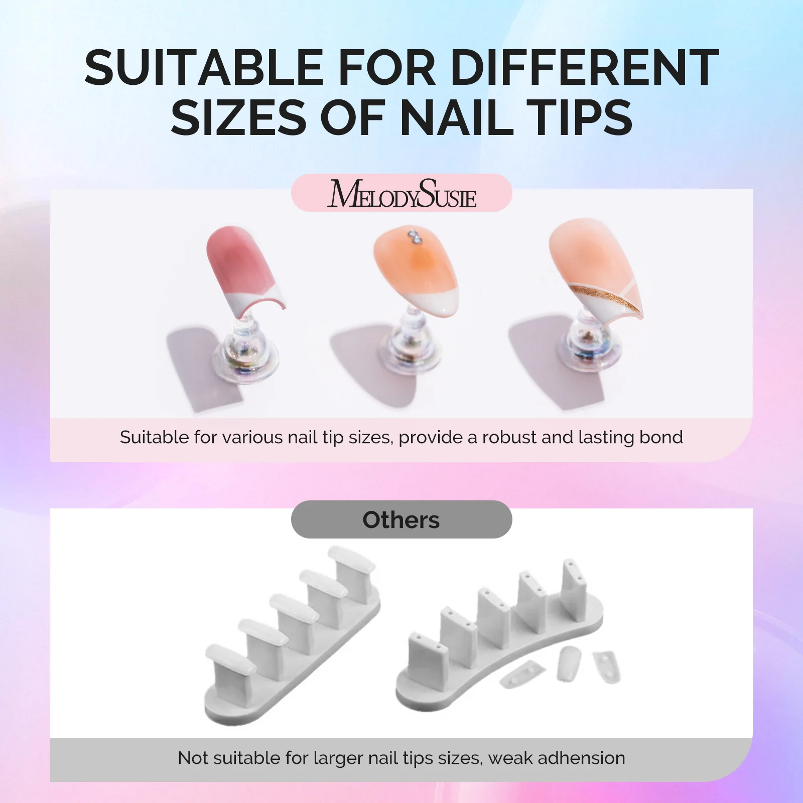 3 Sets Blue Acrylic Magnetic Nail Stand - Image 5