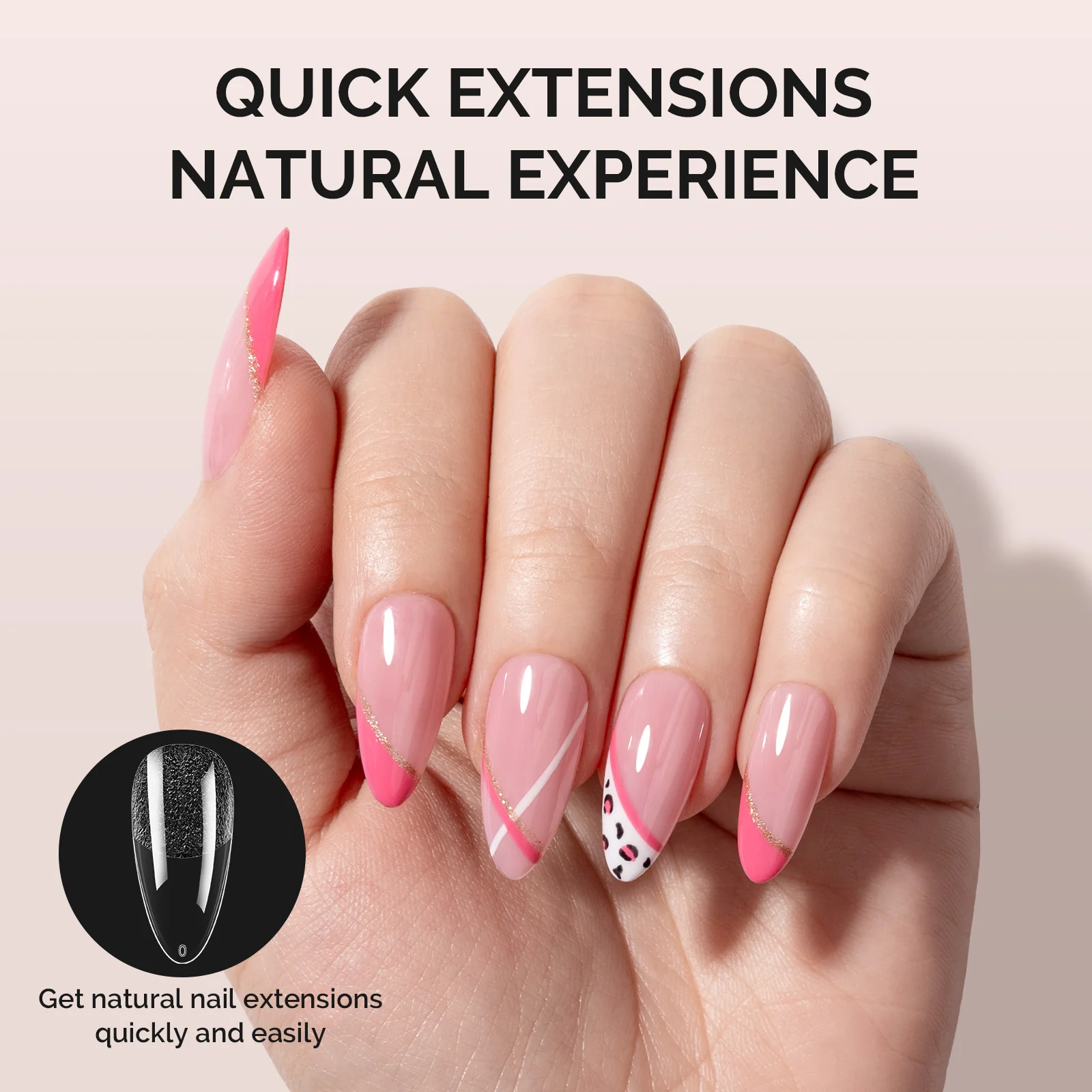 300Pcs Half Matte Clear Acrylic Full Cover Nail Tips - Image 14