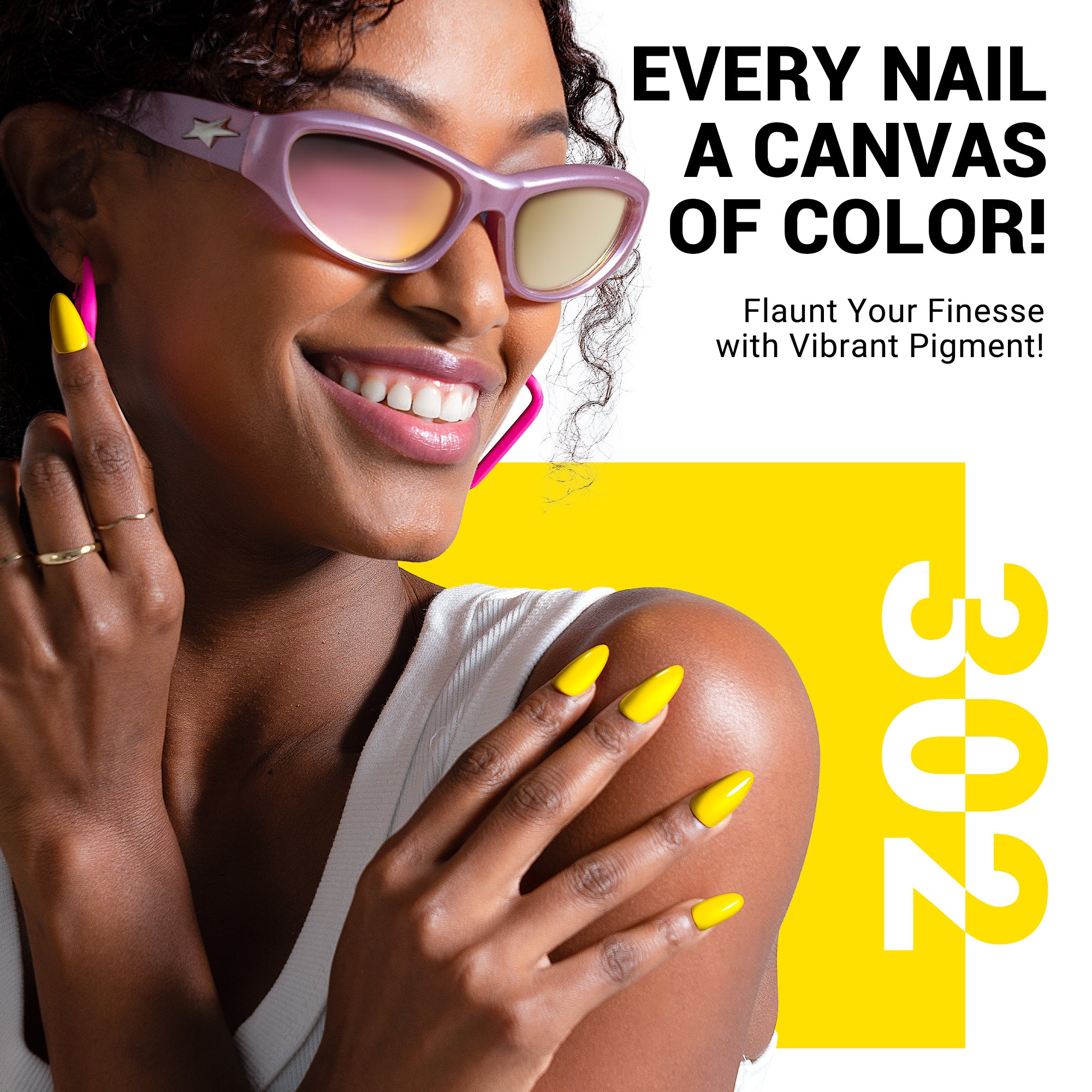 302 Almond Yellow - TPO-Free Thick Gel Nail Polish(15ml) - Image 5