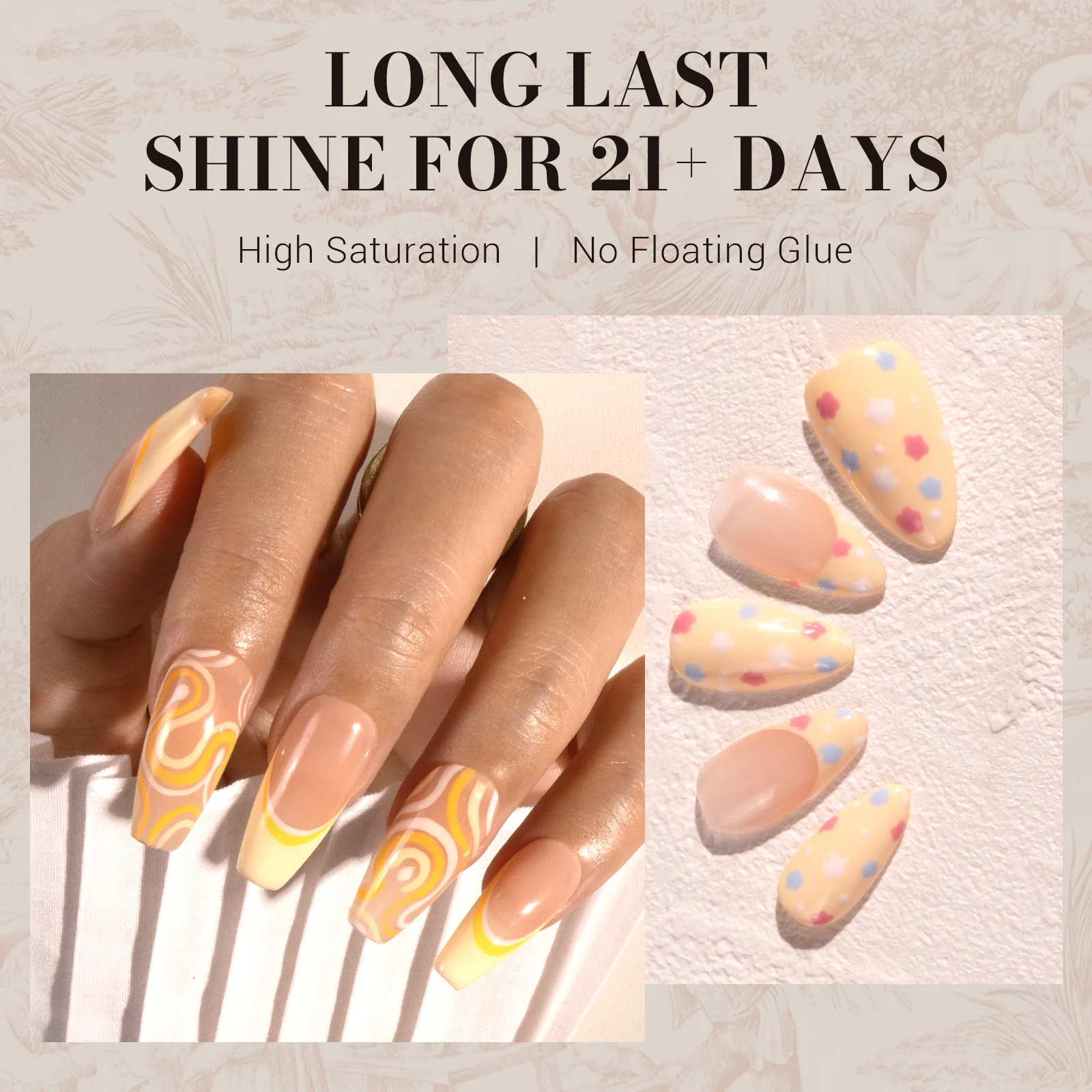 310 Creamy Yellow - TPO-Free Faster UV Curing Gel Nail Polish 0.5 fl oz/15ml - Image 4