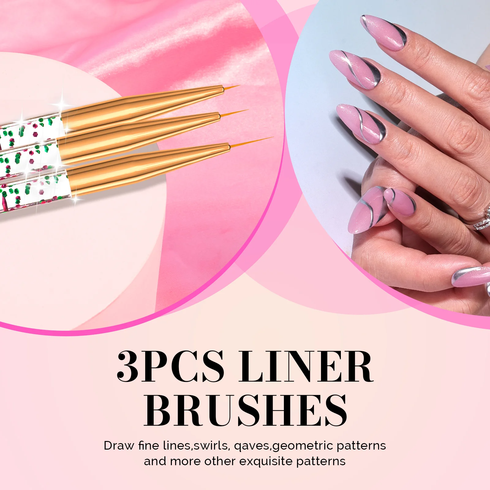 31Pcs Nail Art Brushes Set - Image 5