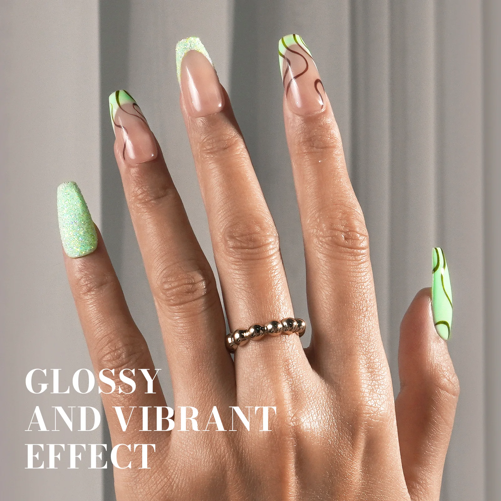 326 Bright Green - TPO-Free Faster UV Curing Gel Nail Polish 0.5 fl oz/15ml - Image 5