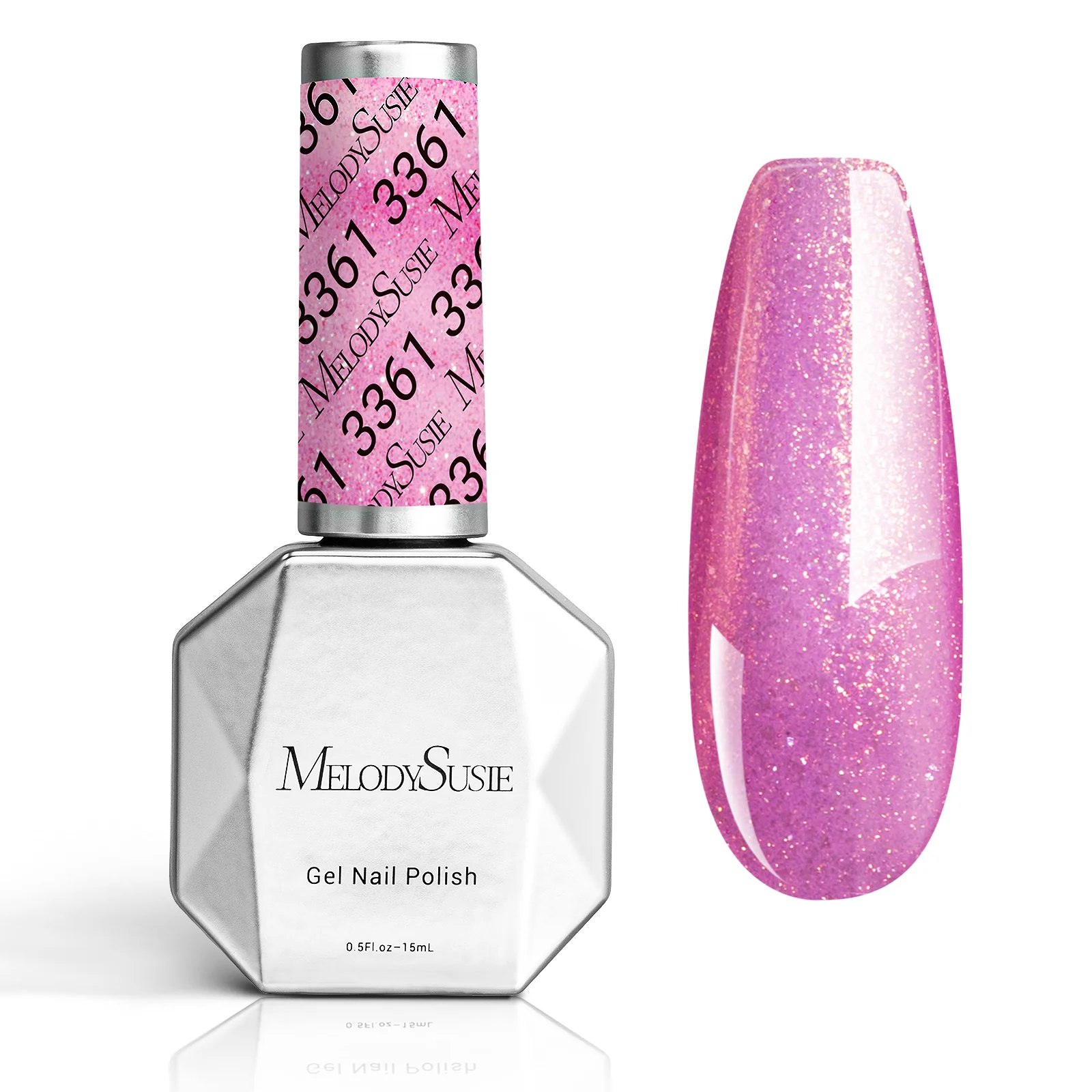 3361 Neon Aurora Purple - TPO-Free Thick Gel Nail Polish(15ml)