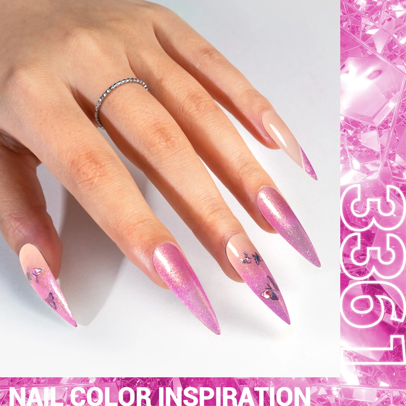 3361 Neon Aurora Purple - TPO-Free Thick Gel Nail Polish(15ml) - Image 2
