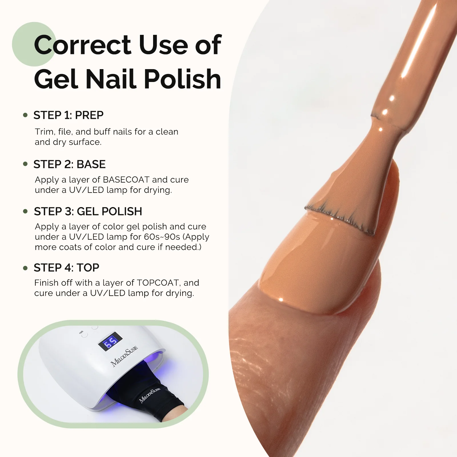 377 Caramel Brown - HEMA-Free Gel Nail Polish 0.5 fl oz/15ml - Image 5