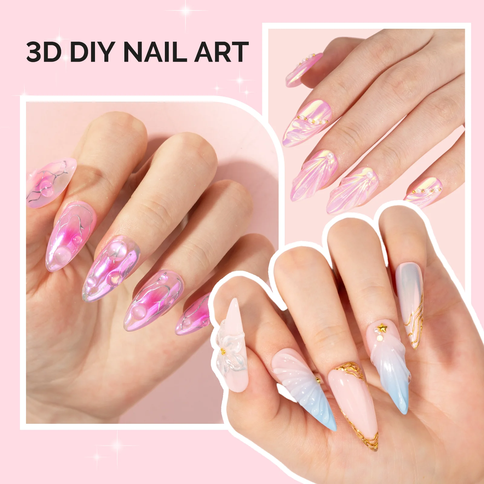 3D Sculpting Clear Nail Glue Gel - Image 4