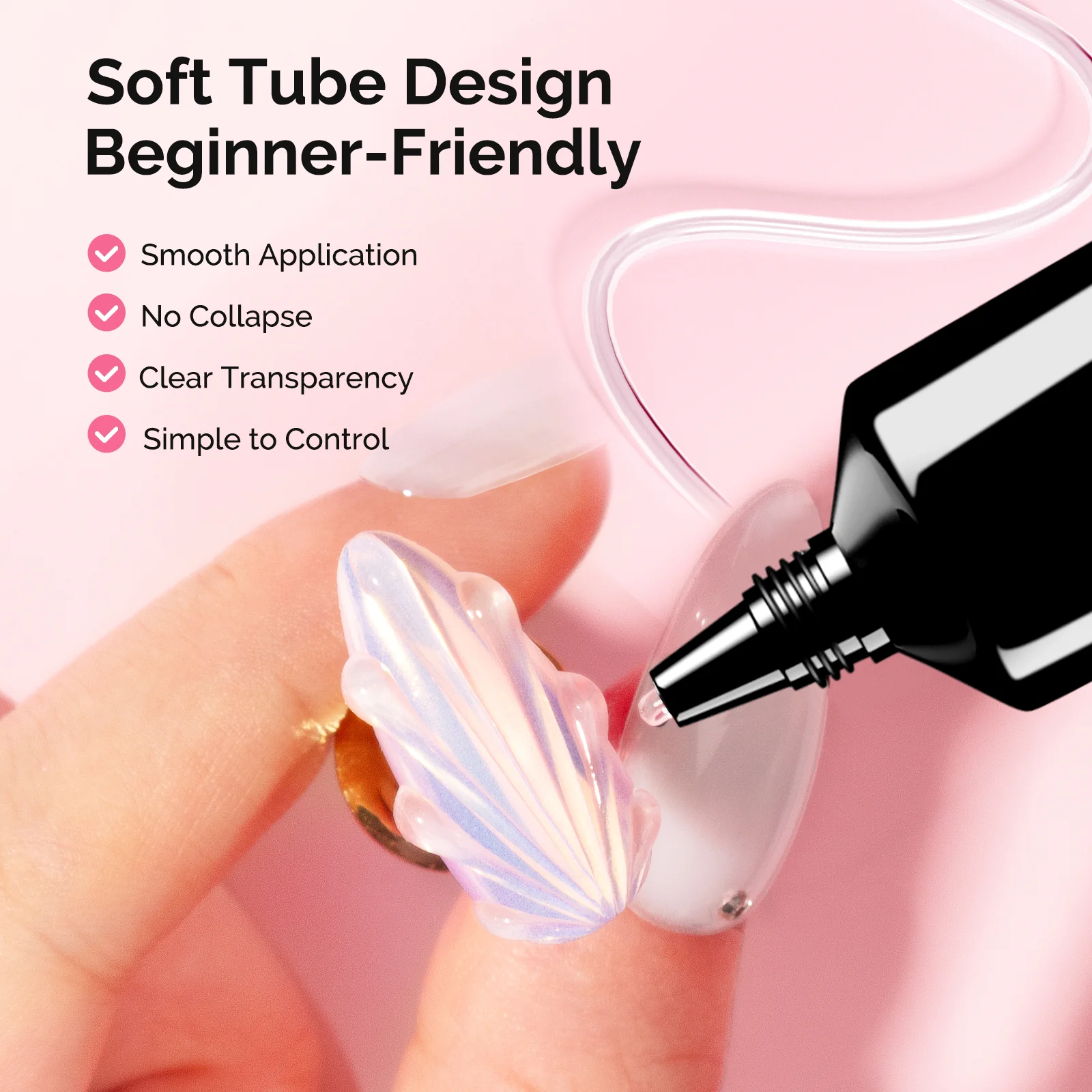 3D Sculpting Clear Nail Glue Gel - Image 6
