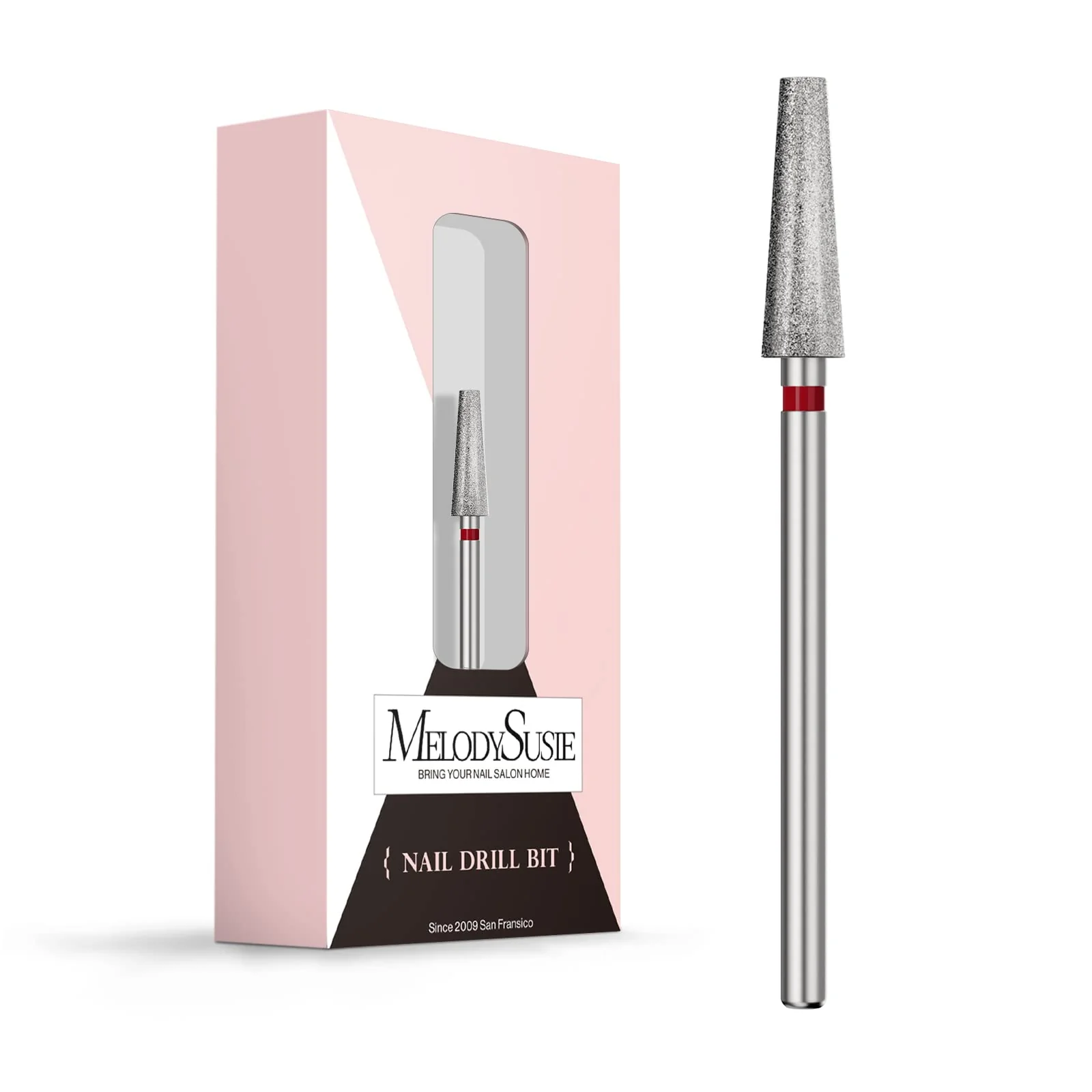 3mm Short Tapered Barrel Carbide Diamond Under Nail Cleaner Nail Drill Bit - Image 9