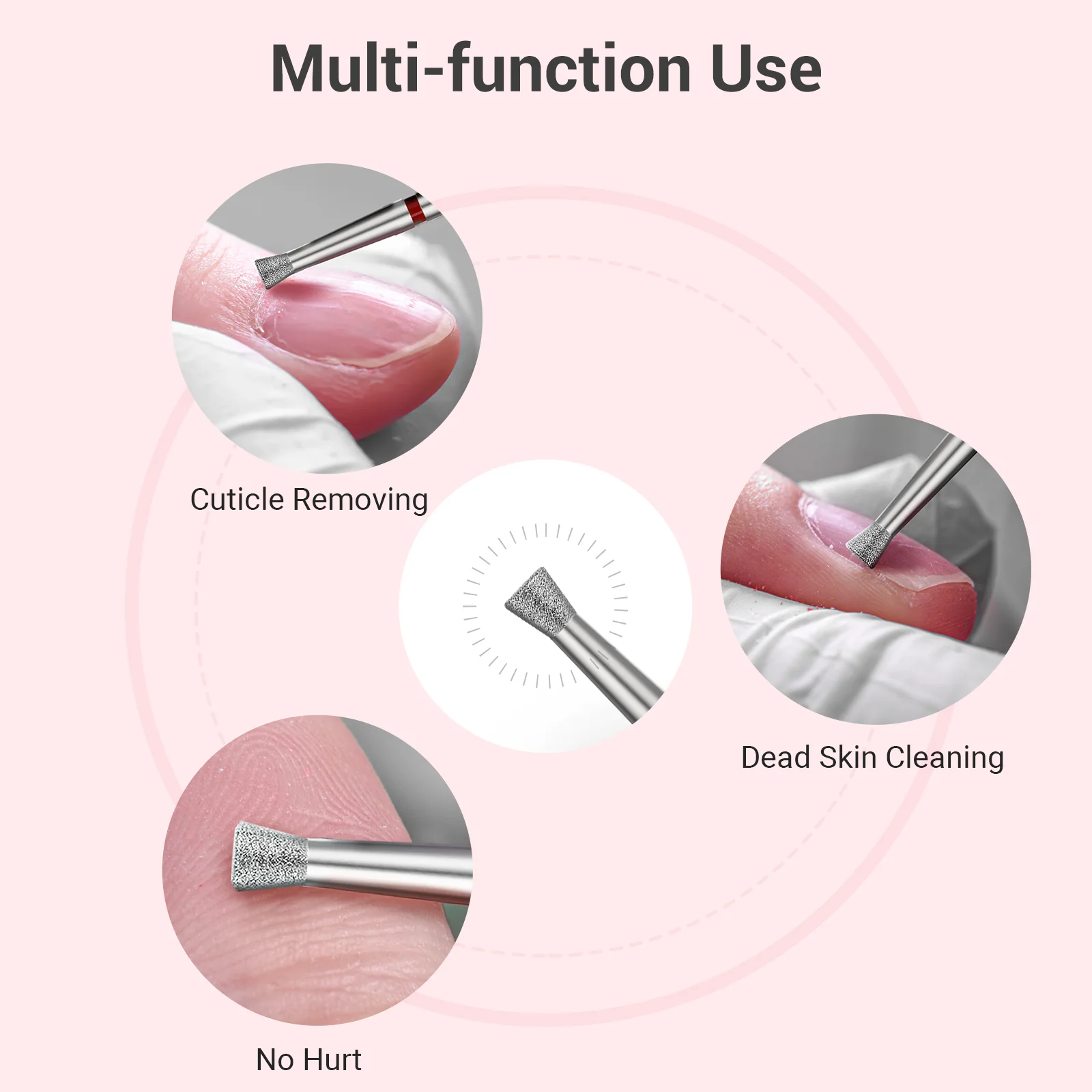 6.7mm Inverted Tapered Cuticle Clean Nail Drill Bit - Image 5
