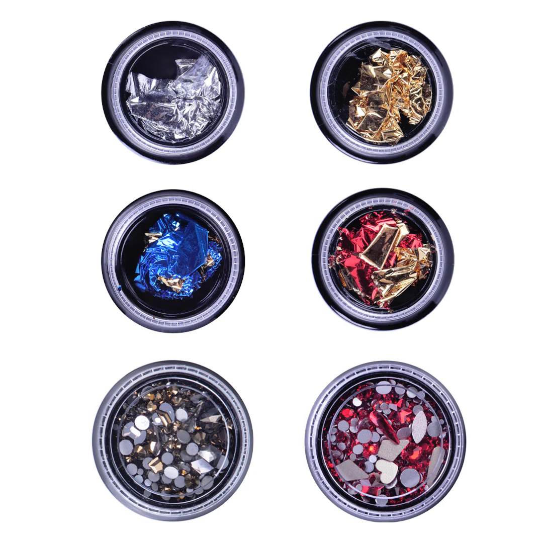 6-Box Nail Foils & Rhinestones - Image 5