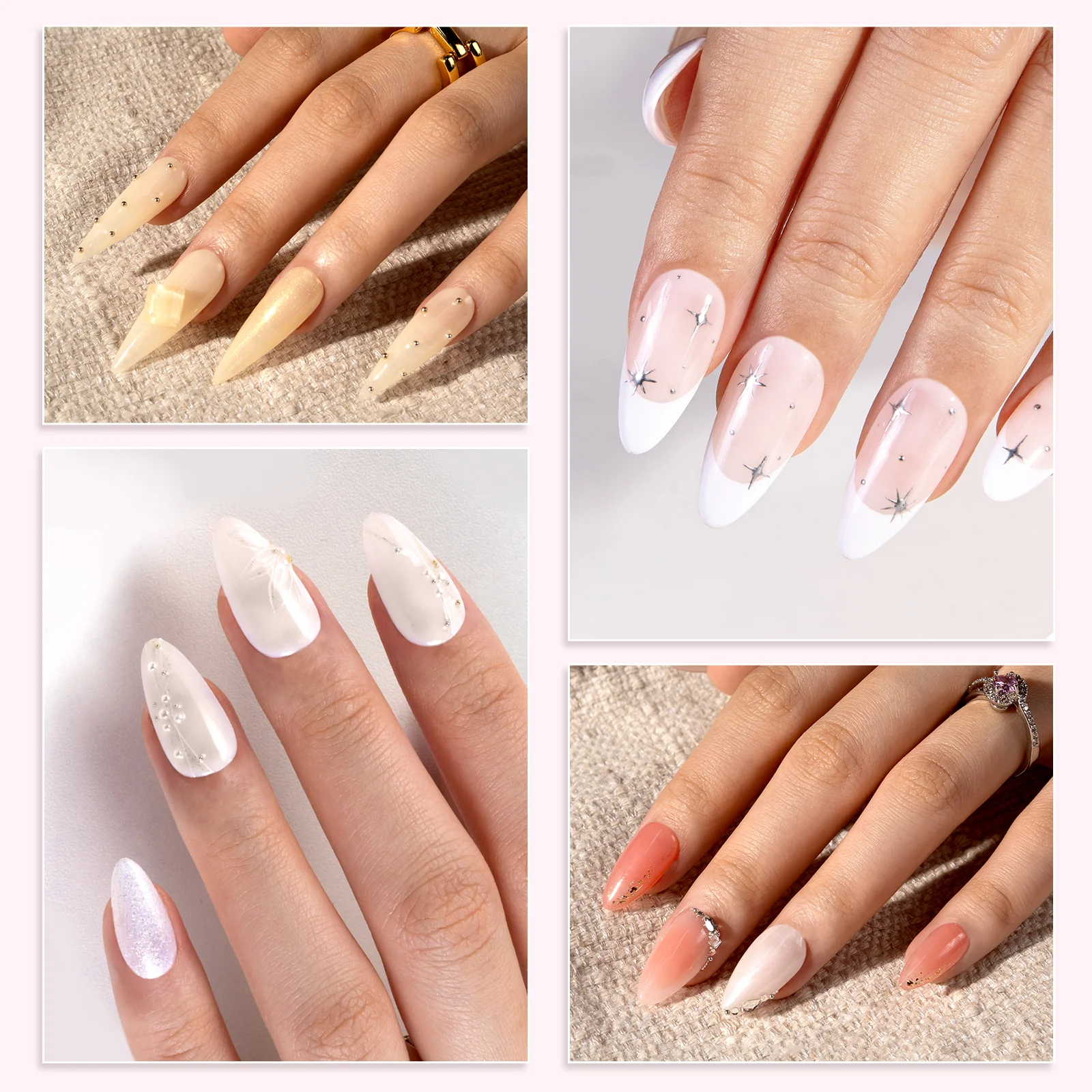 6 Colors Jeweliver Jelly TPO-Free Gel Nail Polish Set 0.5 fl oz/15ml - Nude - Image 5