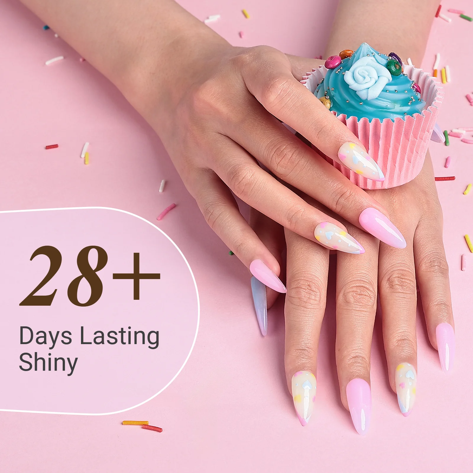 6 Colors Poly Nail Extension Gel Kit - Image 4