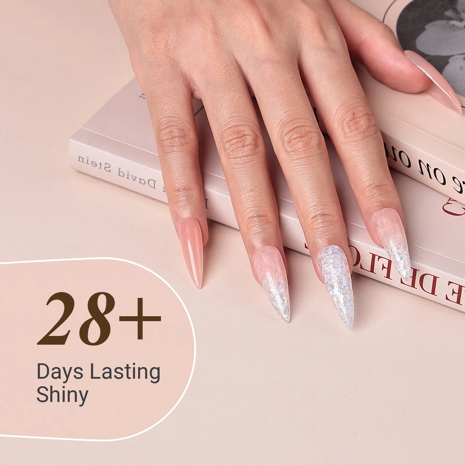 6 Colors Poly Nail Extension Gel Kit - Daily Nude - Image 5