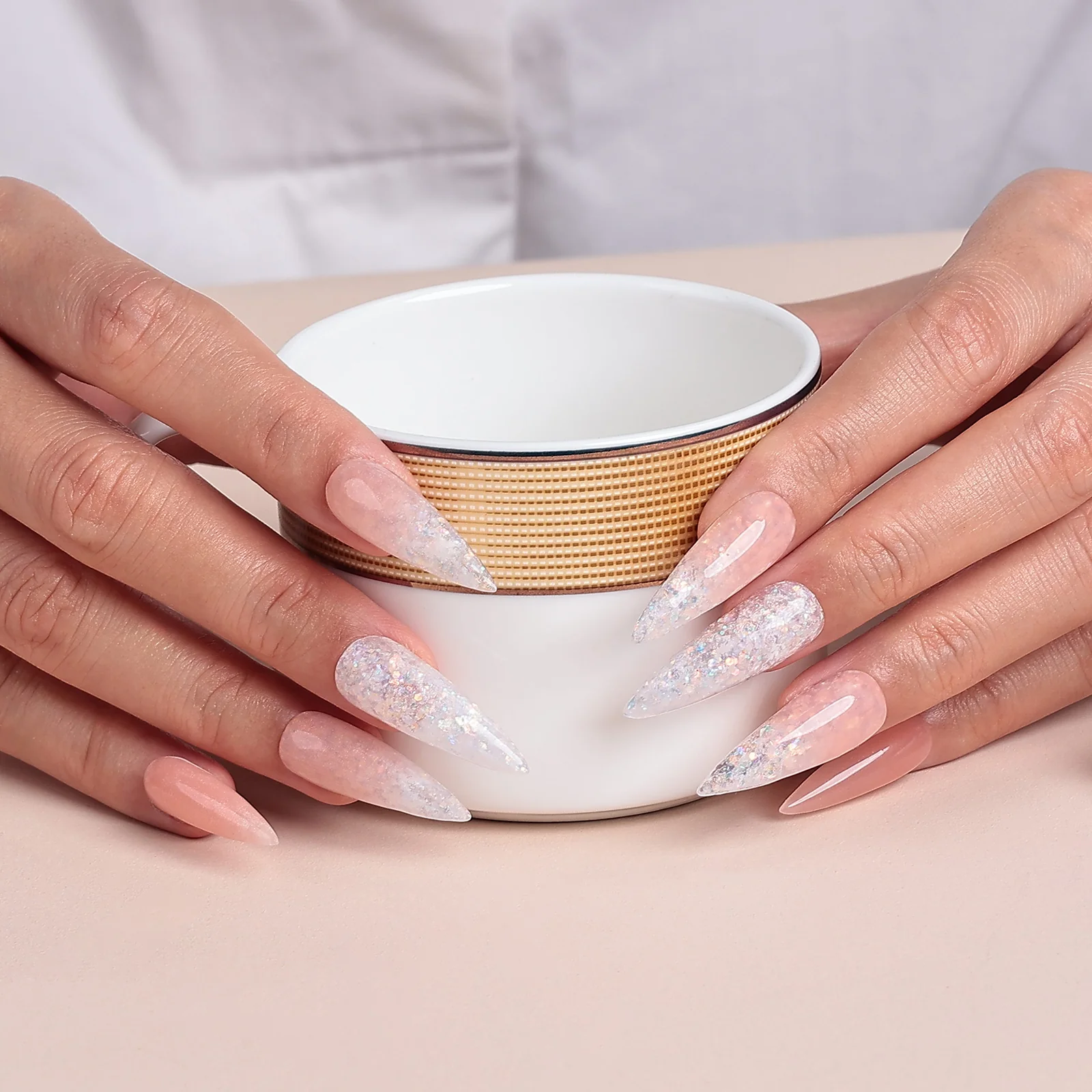6 Colors Poly Nail Extension Gel Kit - Daily Nude - Image 7
