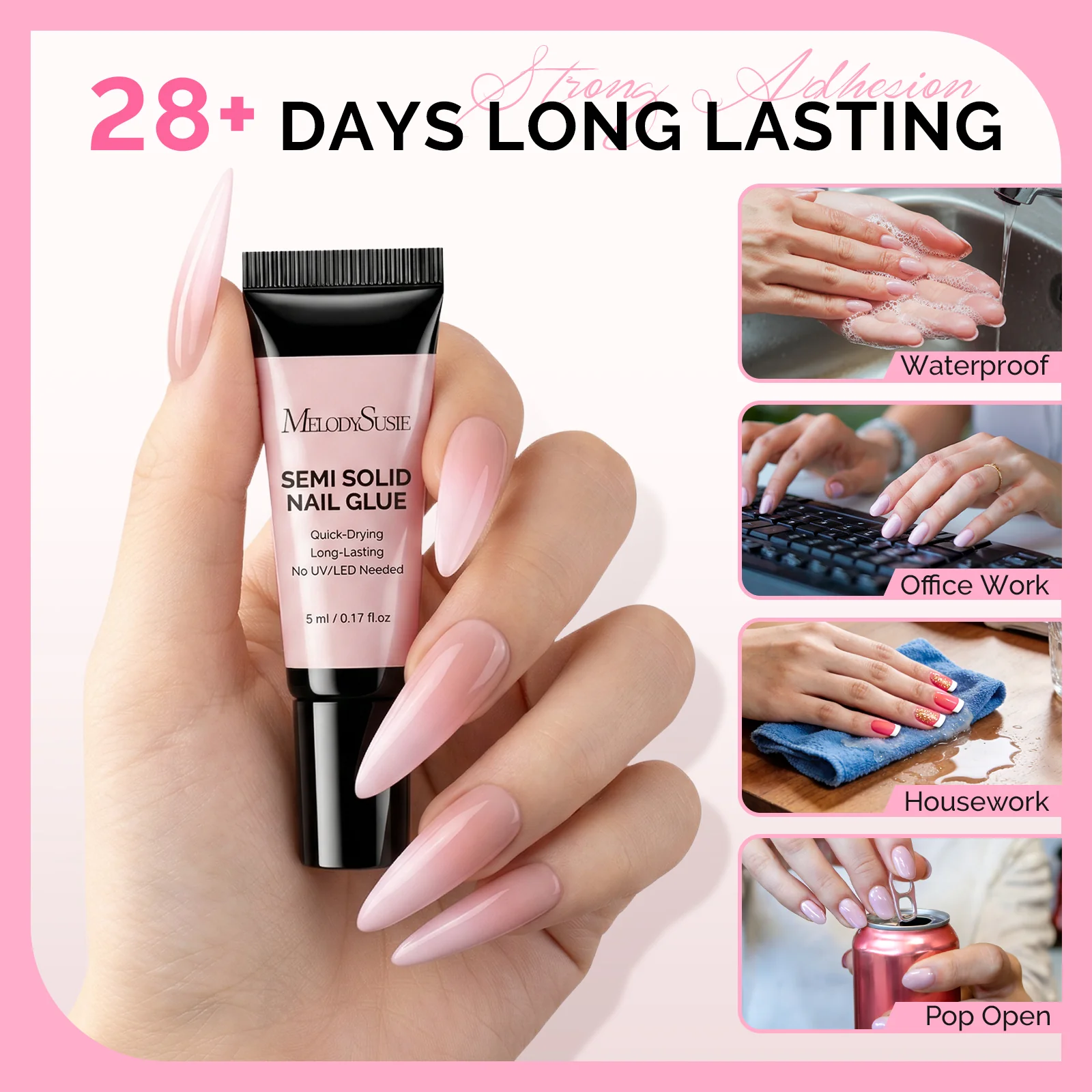 6Pcs Semi Solid Nail Glue - Image 6