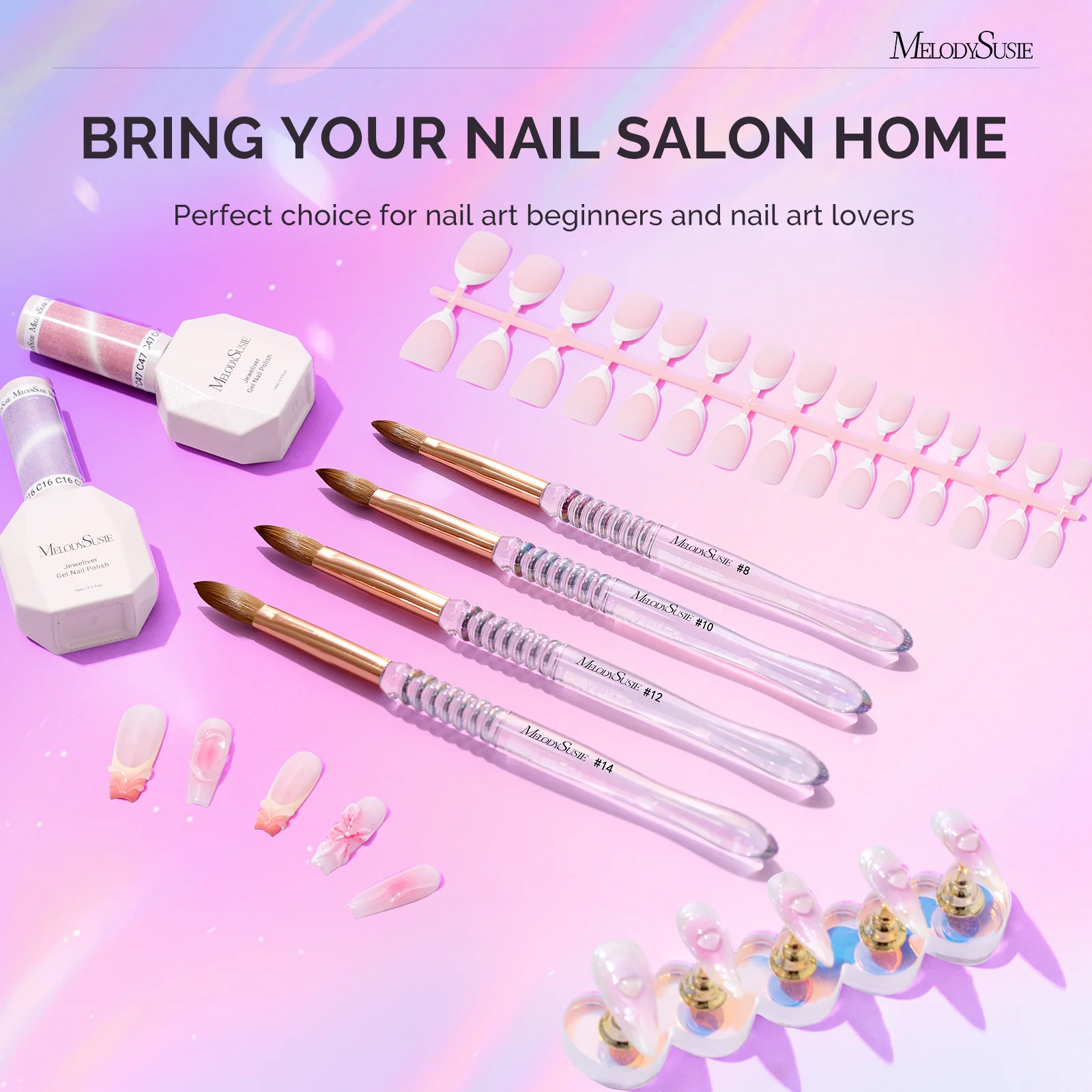 80% Kolinsky Acrylic Nail Brush - Image 7