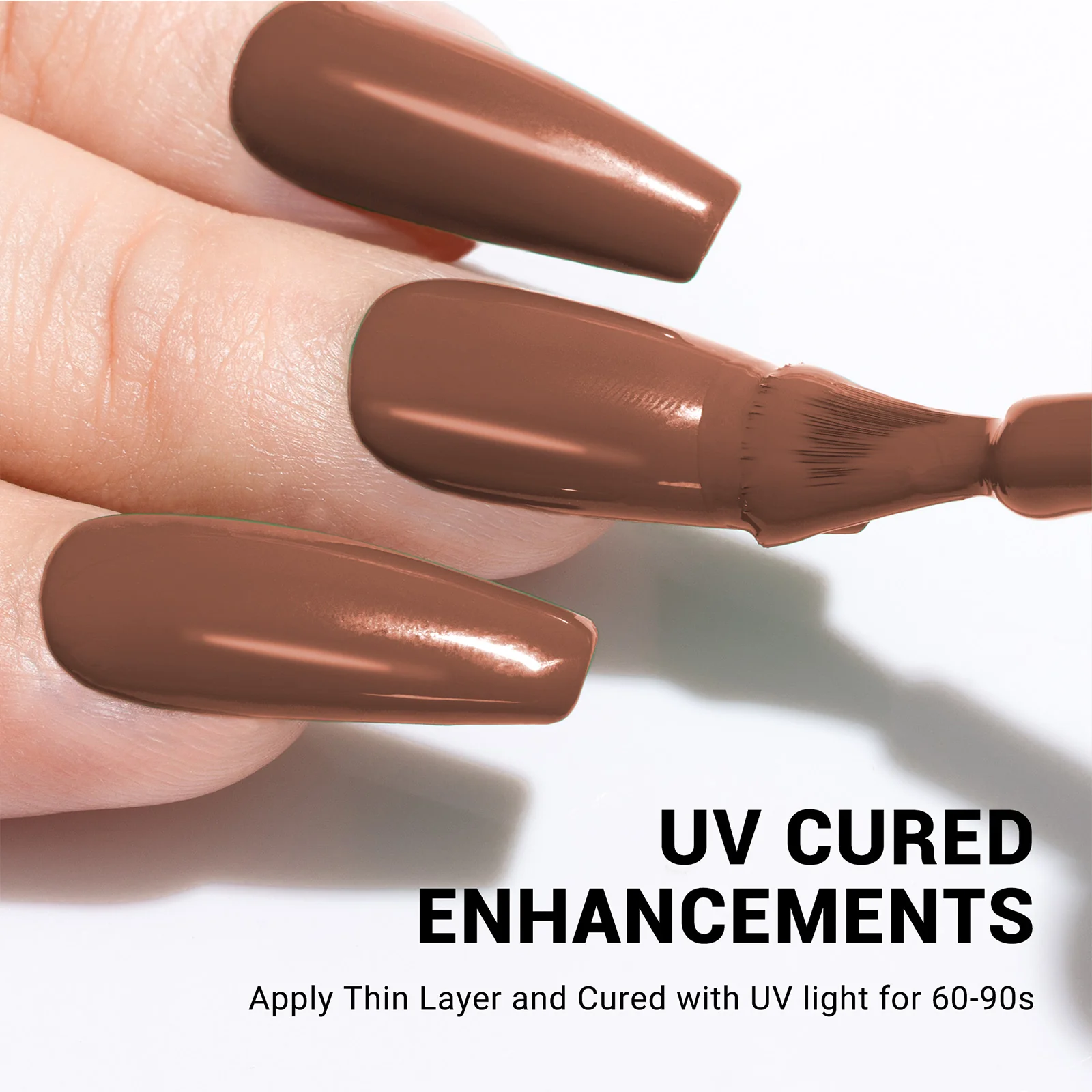A1202 Brown - TPO-Free Thick Gel Nail Polish(15ml) - Image 5