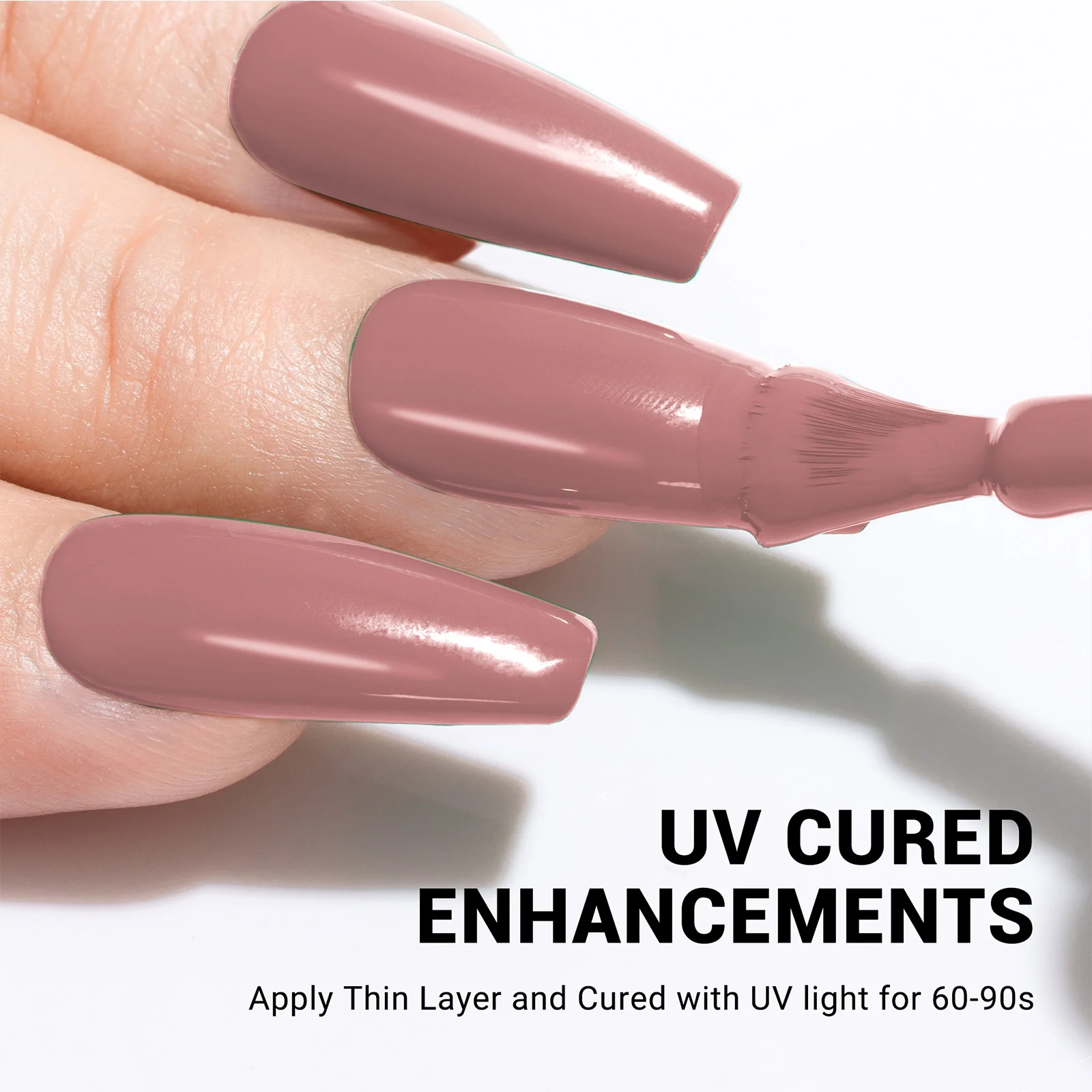 A1405 Pink - TPO-Free Thick Gel Nail Polish(15ml) - Image 5