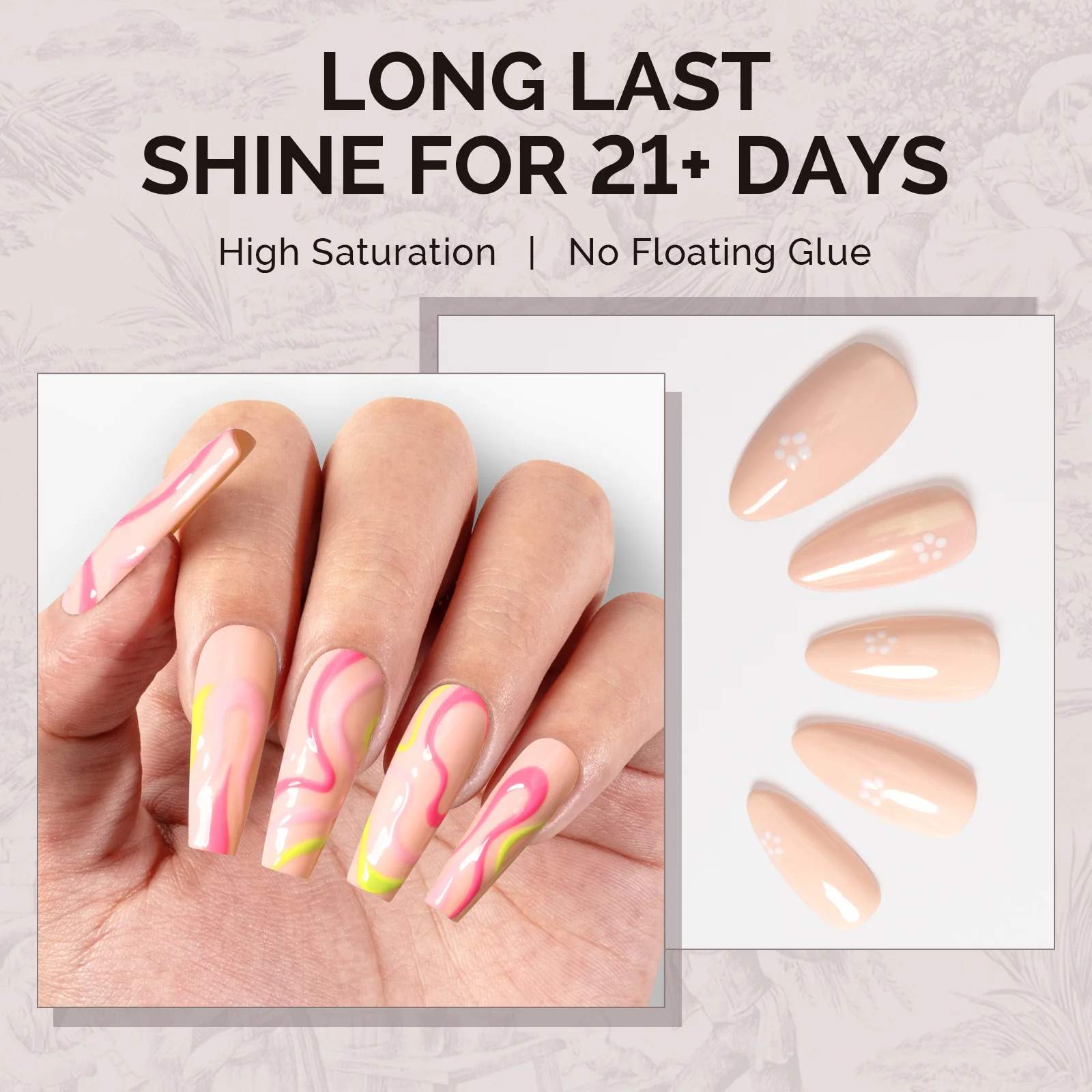 A2401 Nude Pink - TPO-Free Faster UV Curing Gel Nail Polish(15ml) - Image 4